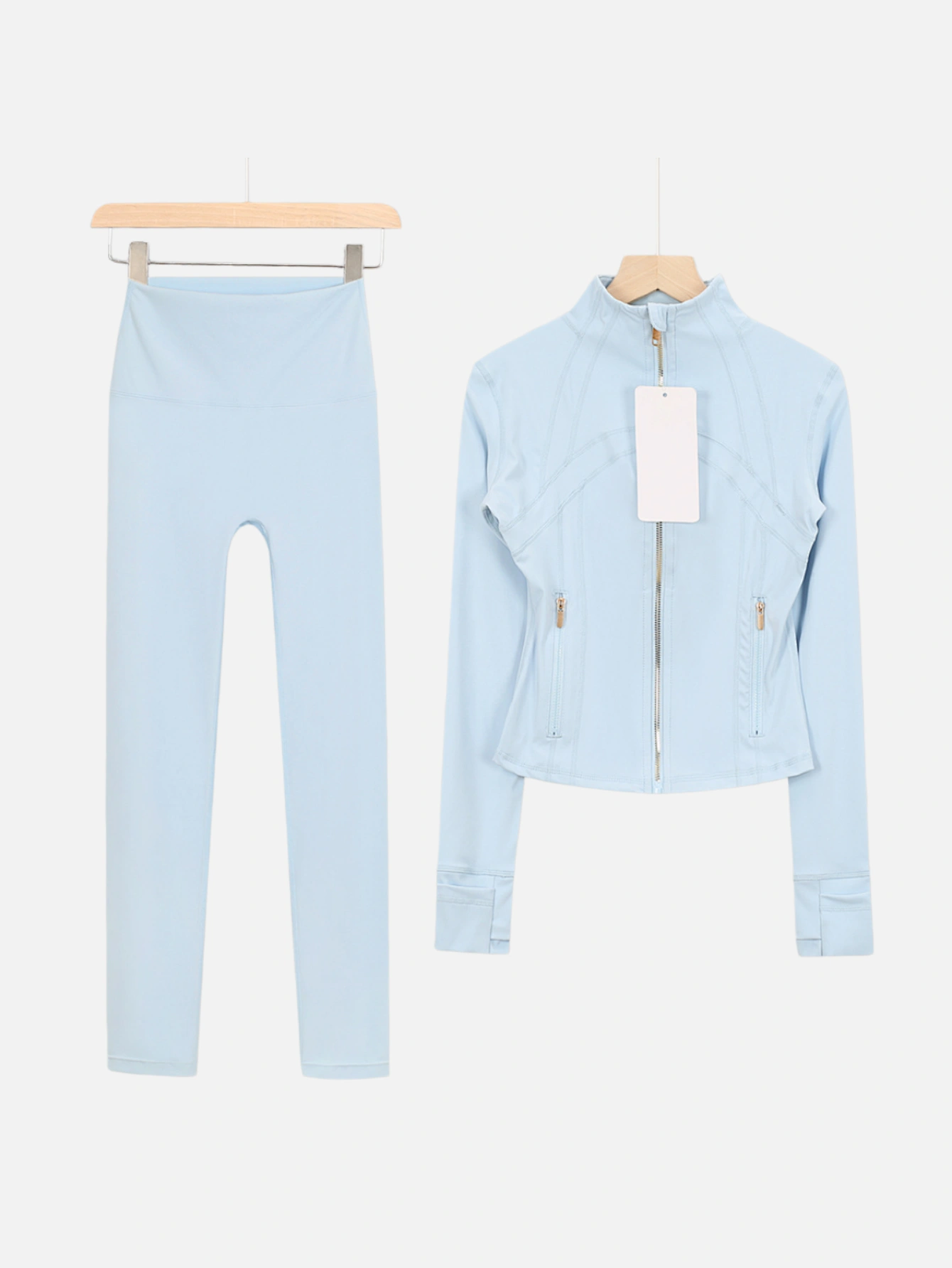 lululemon Cropped Zip-Up Jacket & High-Waist Slim Pants 2-Piece Set - Lulualo