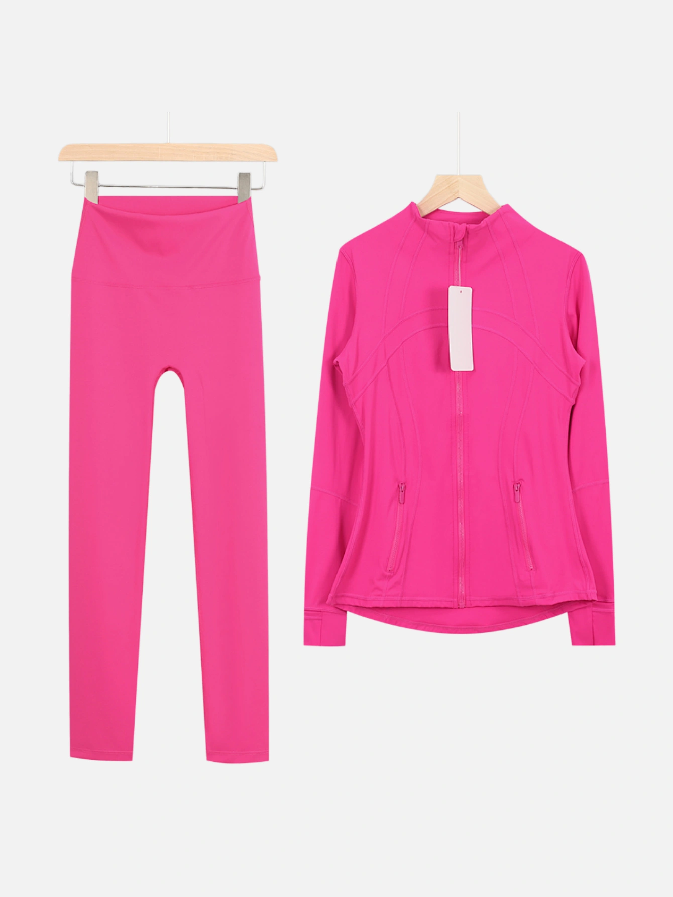 lululemon Zip-Up Jacket & High-Waist Slim Pants 2-Piece Set - Lulualo