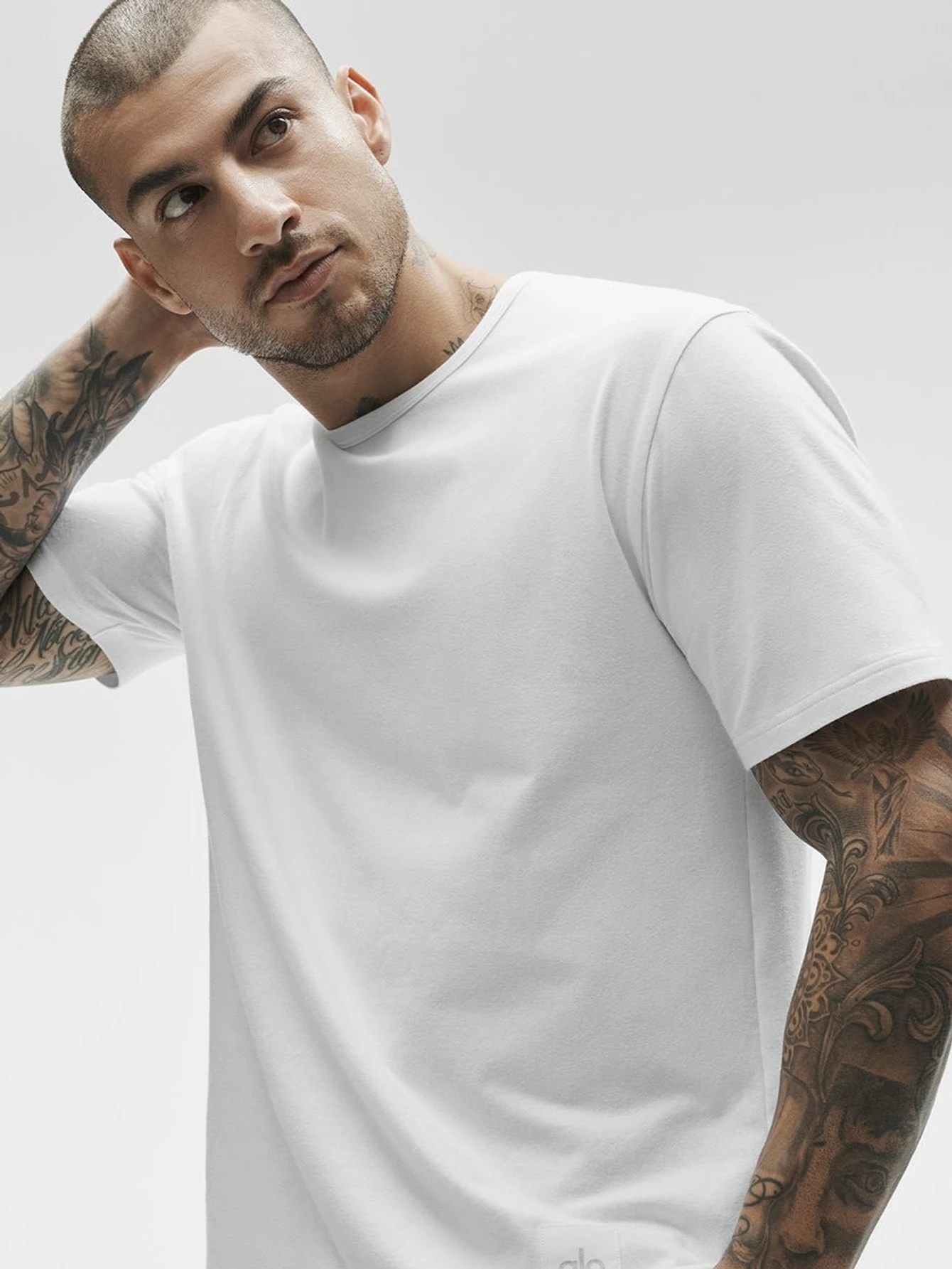 Alo White Men's T-Shirt | US Warehouse - Lulualo