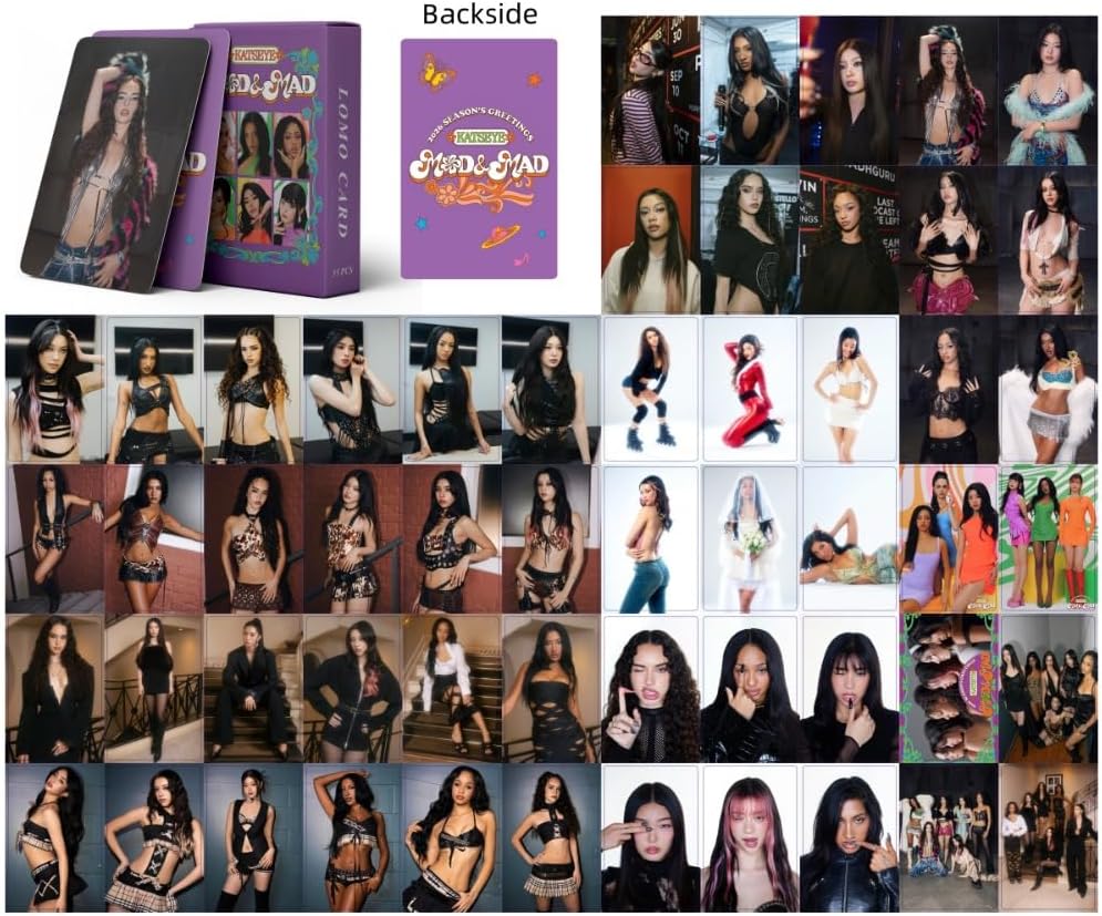 KATSEYE Laser Lomo Photocards 55 Piece Set - KATSEYE MERCH​