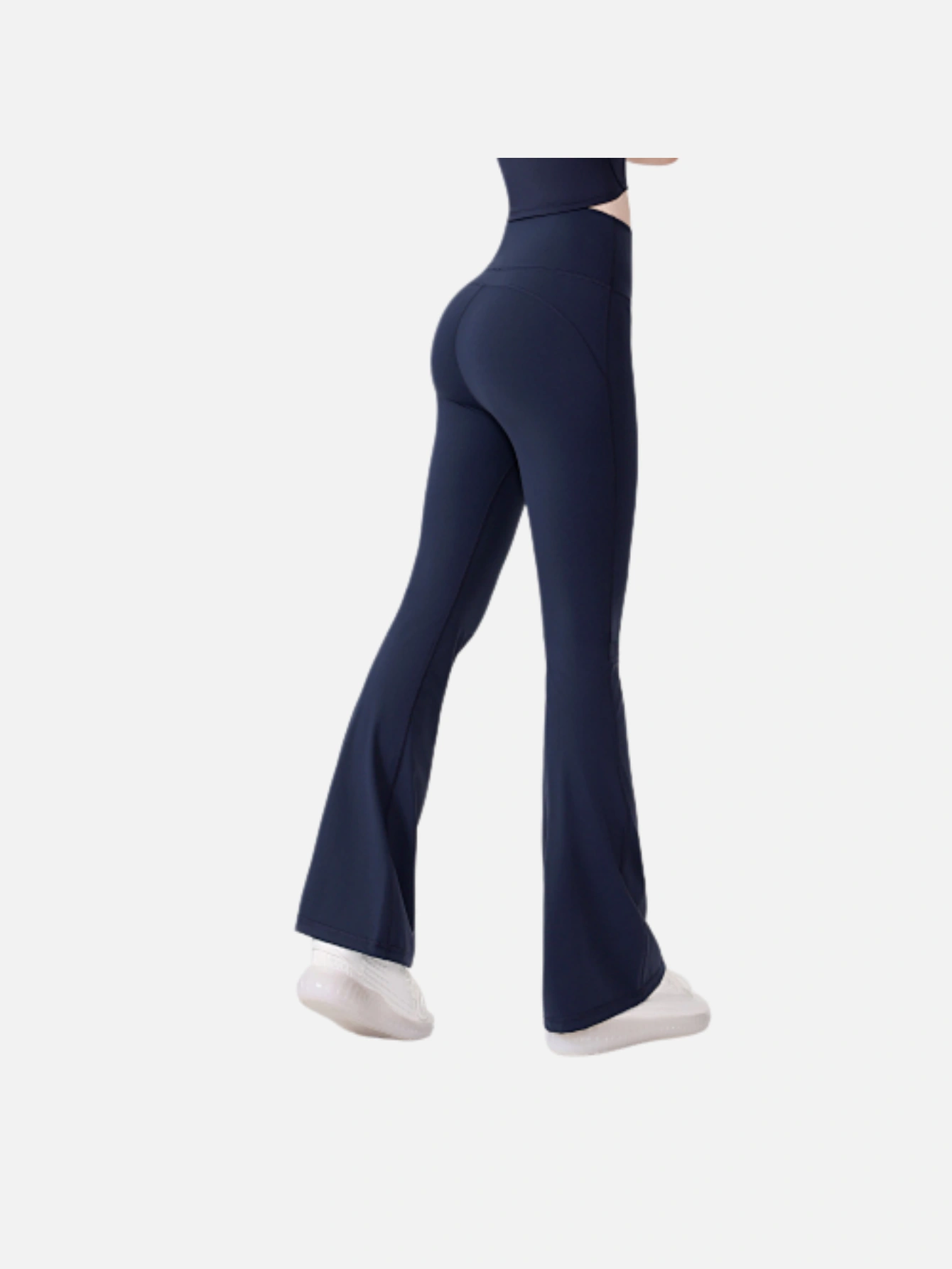 Women's High-Waist Split Flare Yoga Pants - Lulualo