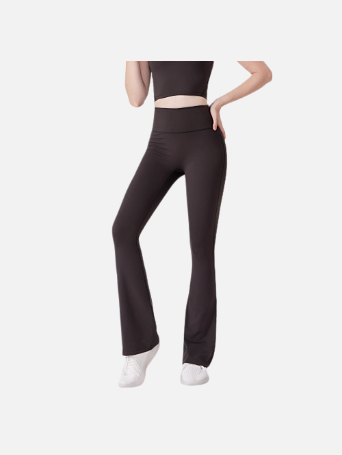 Women's High-Waist Split Flare Yoga Pants - Lulualo