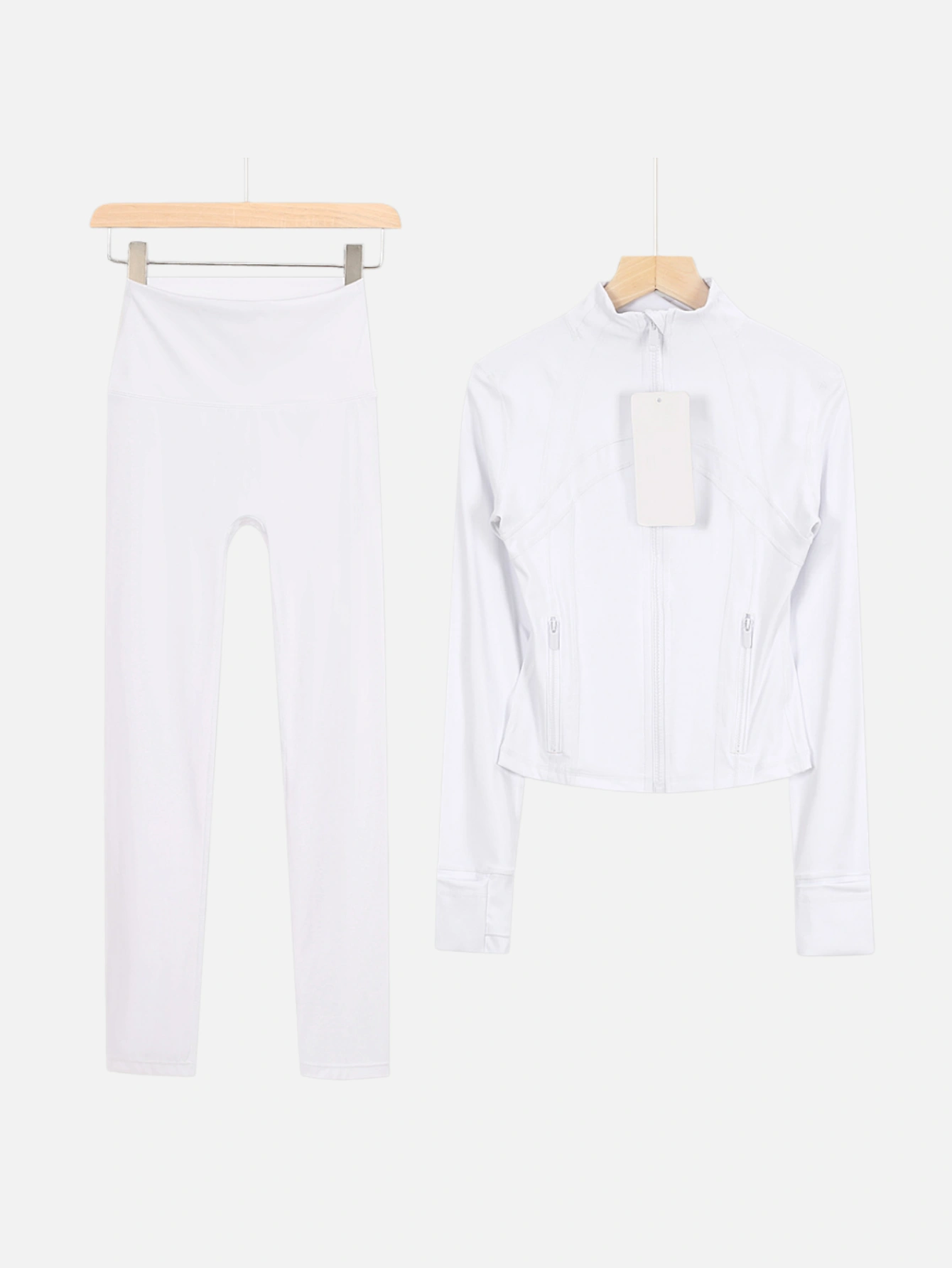 lululemon Cropped Zip-Up Jacket & High-Waist Slim Pants 2-Piece Set - Lulualo