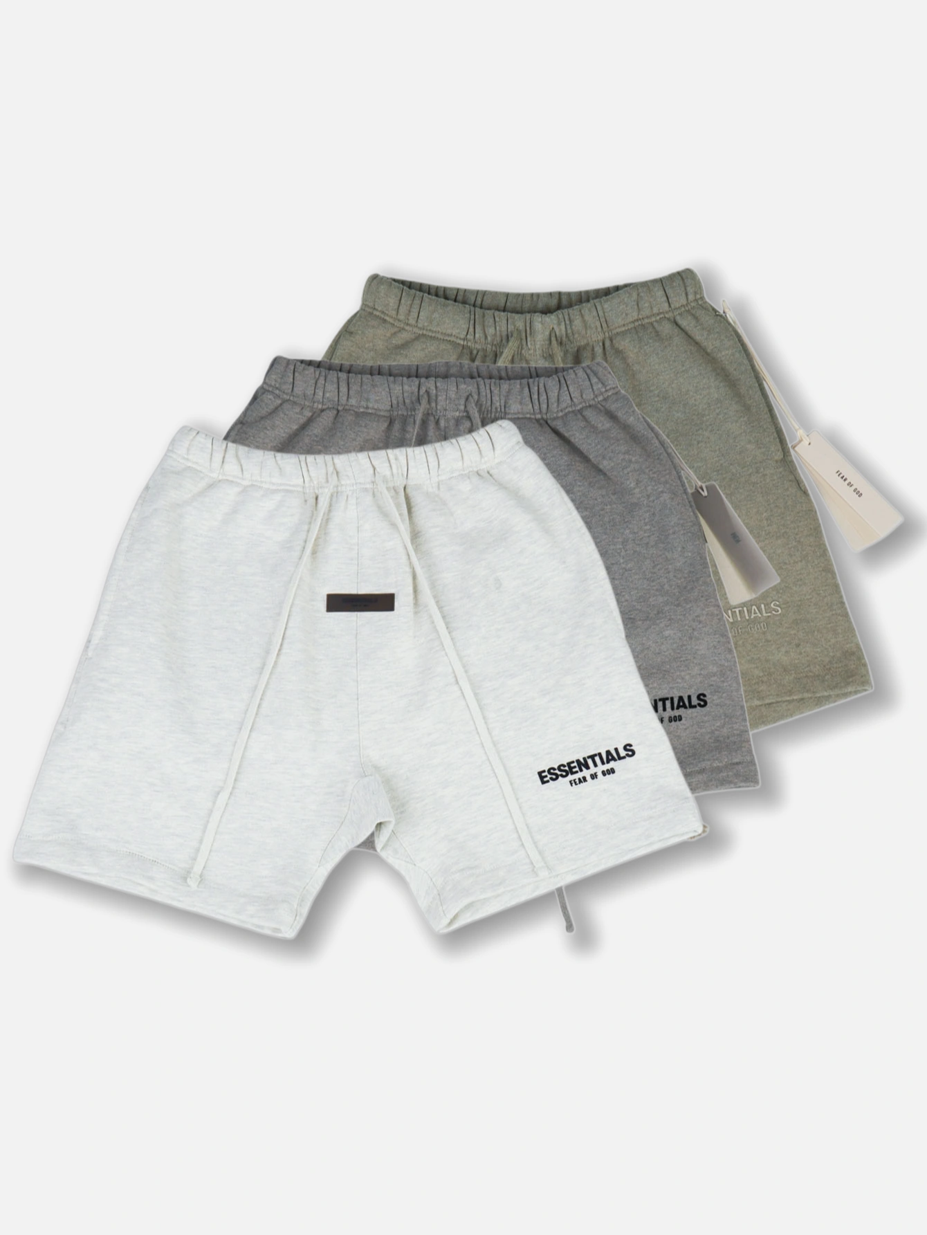 FEAR OF GOD Drawstring Sweat Shorts Men Casual Loose Fit Cotton Gym Running Streetwear Shorts - Lulualo