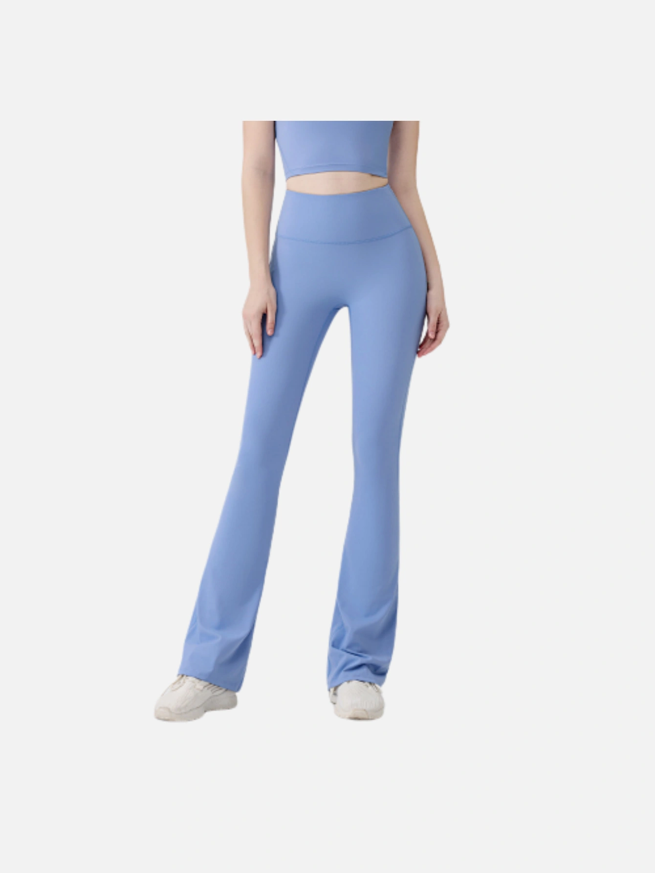 Women's High-Waist Split Flare Yoga Pants - Lulualo