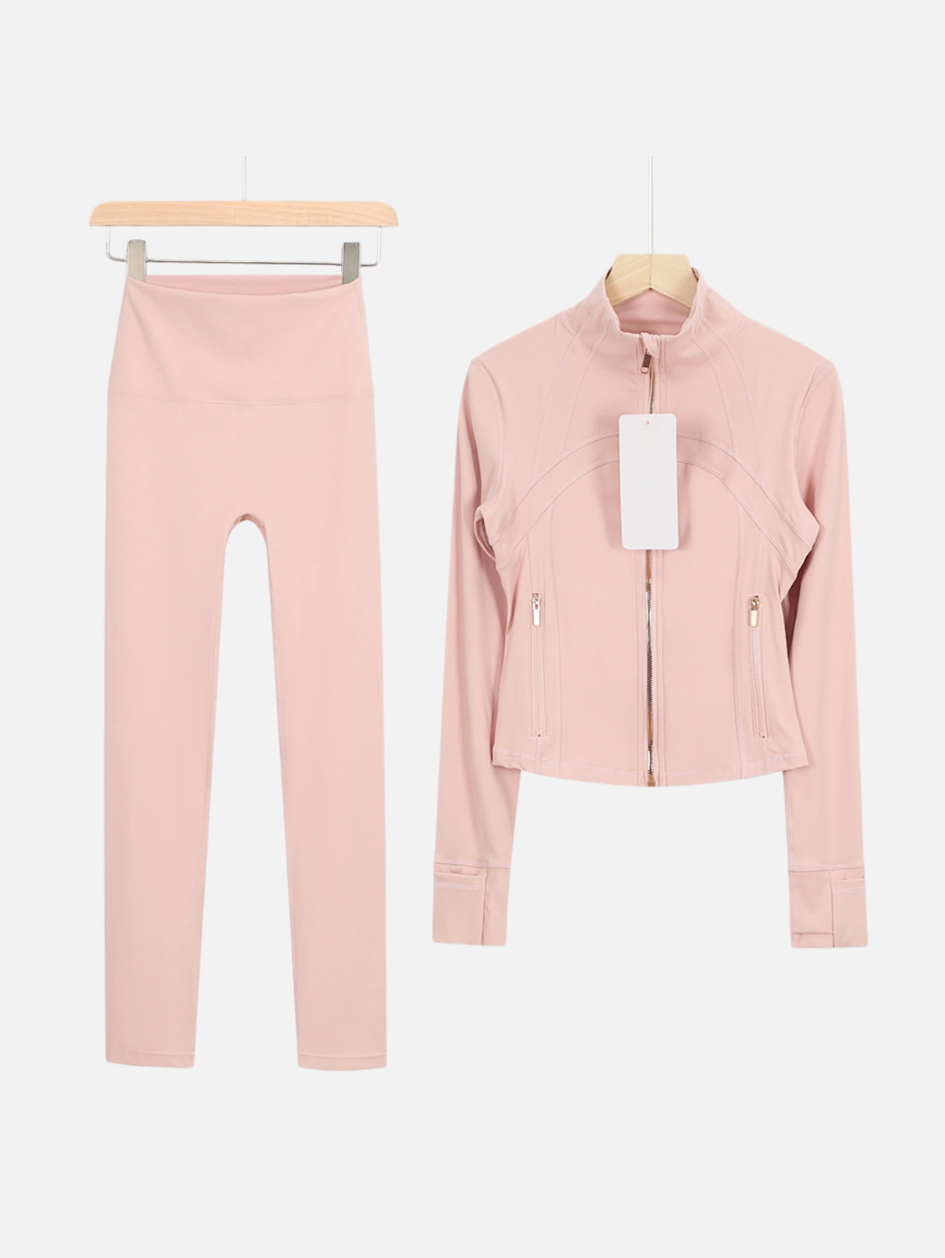lululemon Cropped Zip-Up Jacket & High-Waist Slim Pants 2-Piece Set - Lulualo