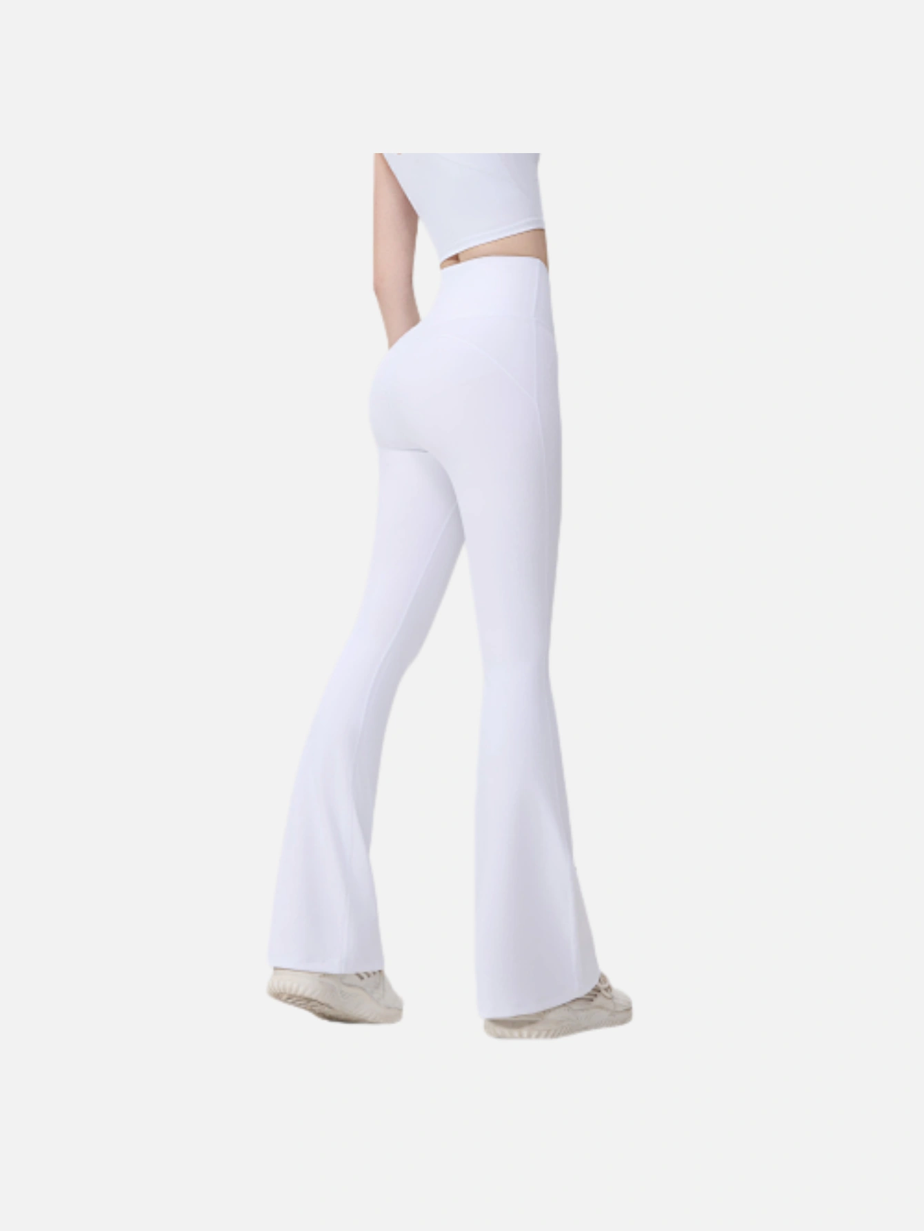 Women's High-Waist Split Flare Yoga Pants - Lulualo