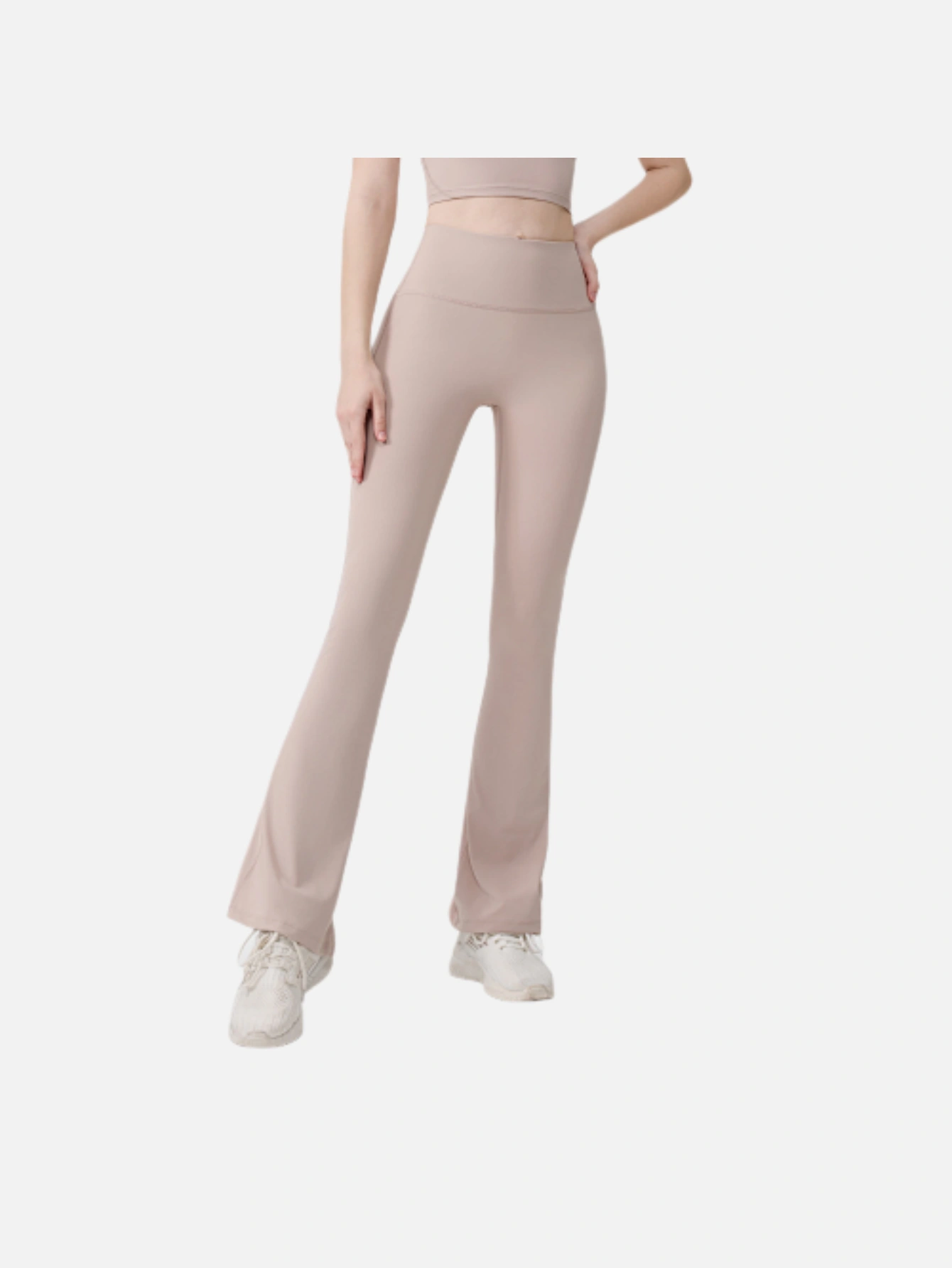 Women's High-Waist Split Flare Yoga Pants - Lulualo
