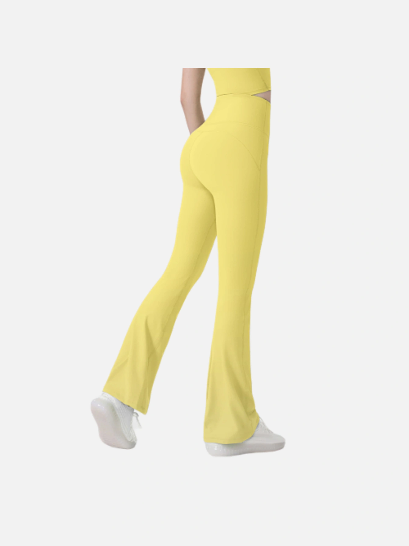 Women's High-Waist Split Flare Yoga Pants - Lulualo