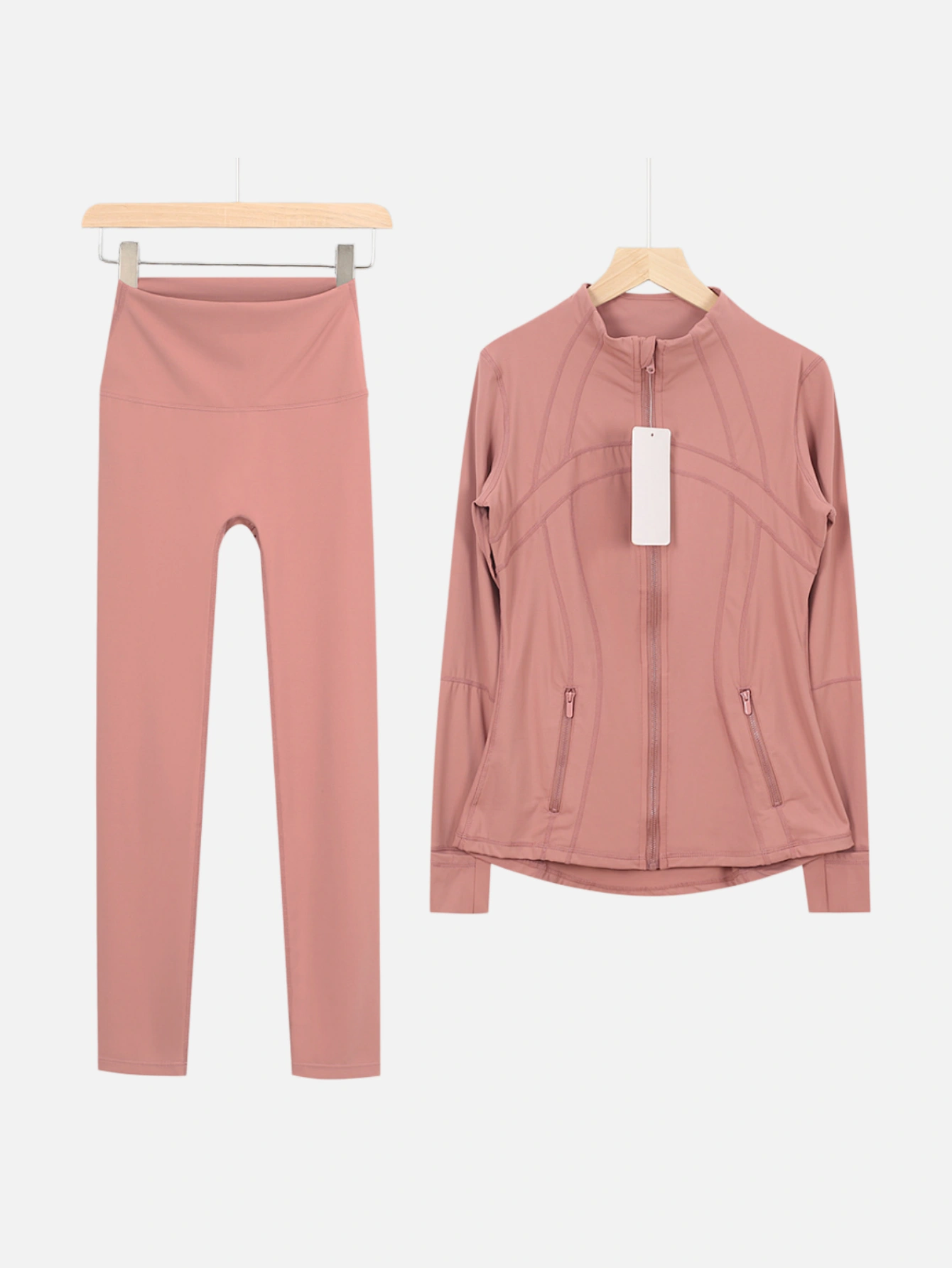 lululemon Zip-Up Jacket & High-Waist Slim Pants 2-Piece Set - Lulualo