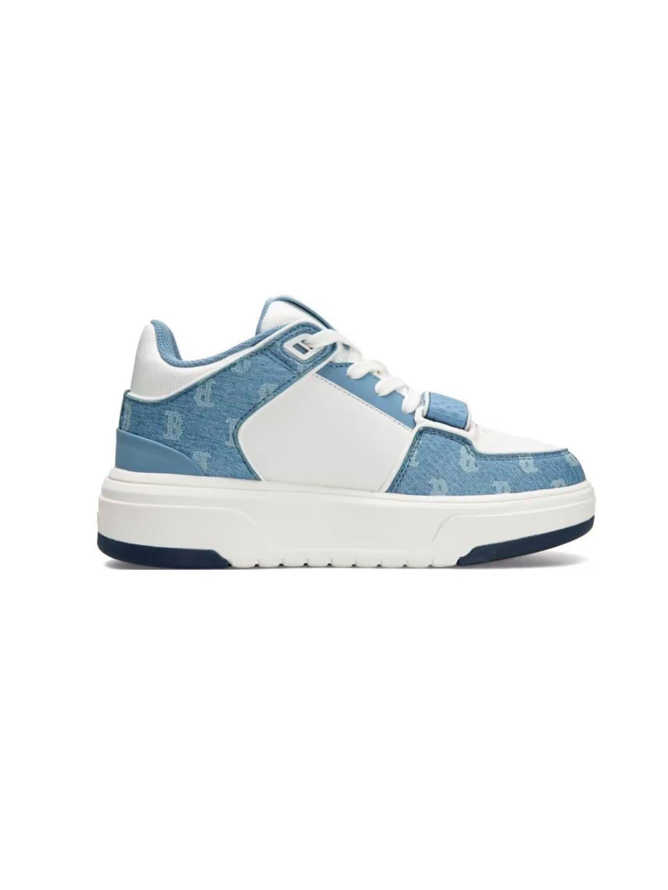 Chunky Liner Mid Sneakers New York Yankees Monogram Casual Shoes Unisex Thick-Sole Platform Trainers Multi-Colors Available Retro Streetwear Style for Men Women - Lulualo