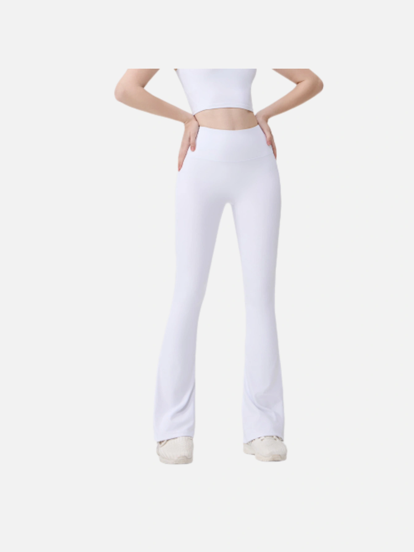 Women's High-Waist Split Flare Yoga Pants - Lulualo