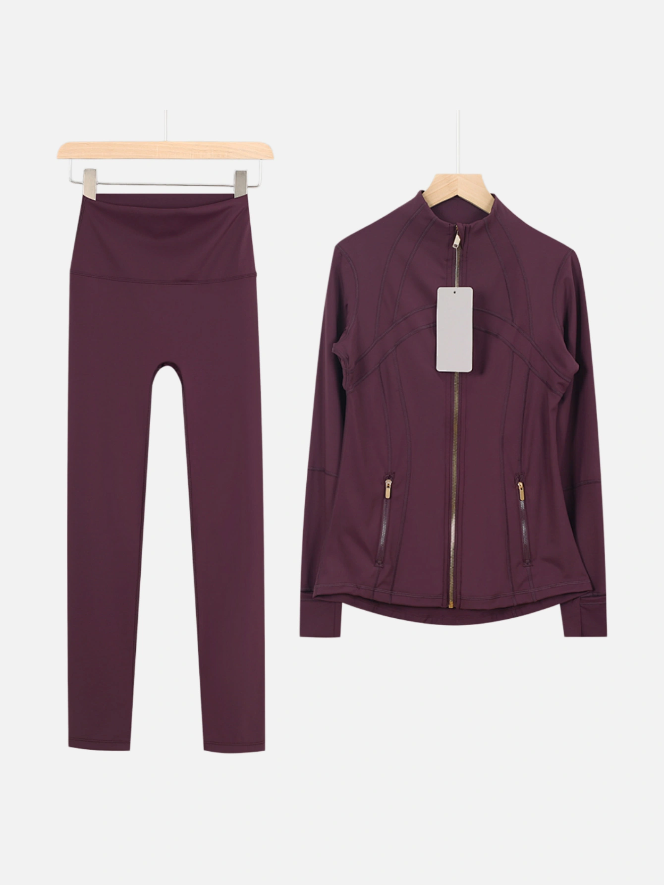 lululemon Zip-Up Jacket & Leggings 2-Piece Set - Lulualo