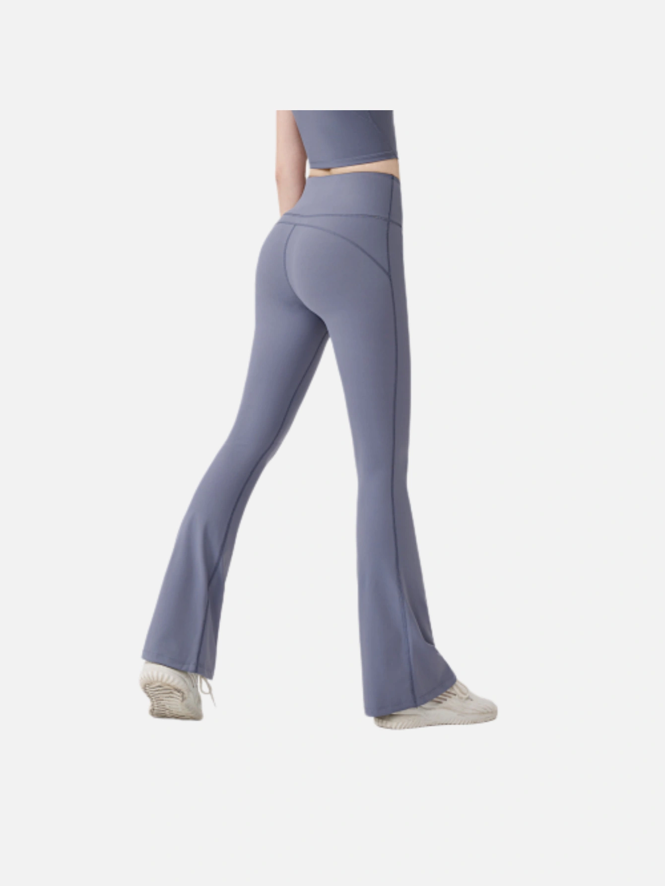 Women's High-Waist Split Flare Yoga Pants - Lulualo