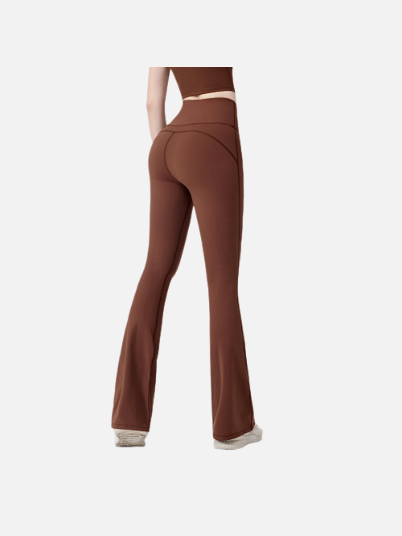 Women's High-Waist Split Flare Yoga Pants - Lulualo