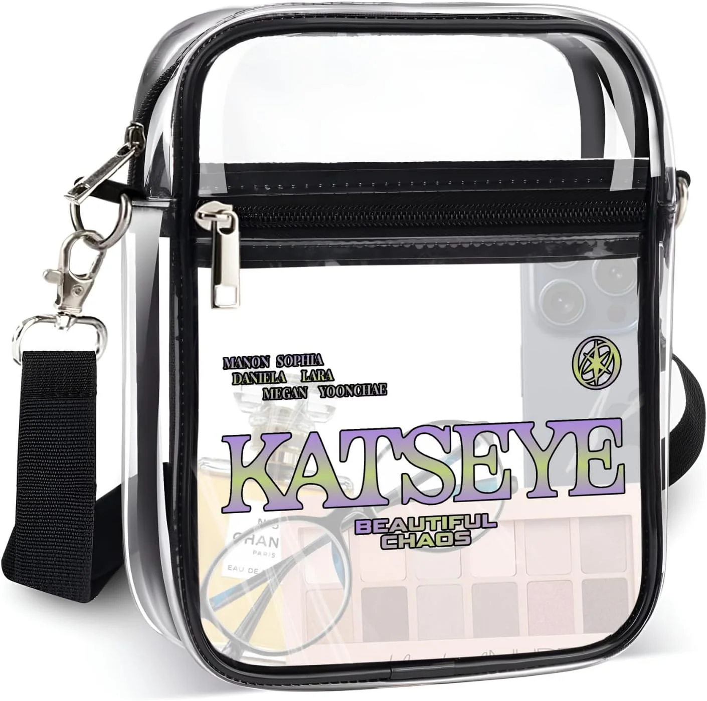 KATSEY Clear Stadium Approved Crossbody Bag For Concerts - KATSEYE MERCH​