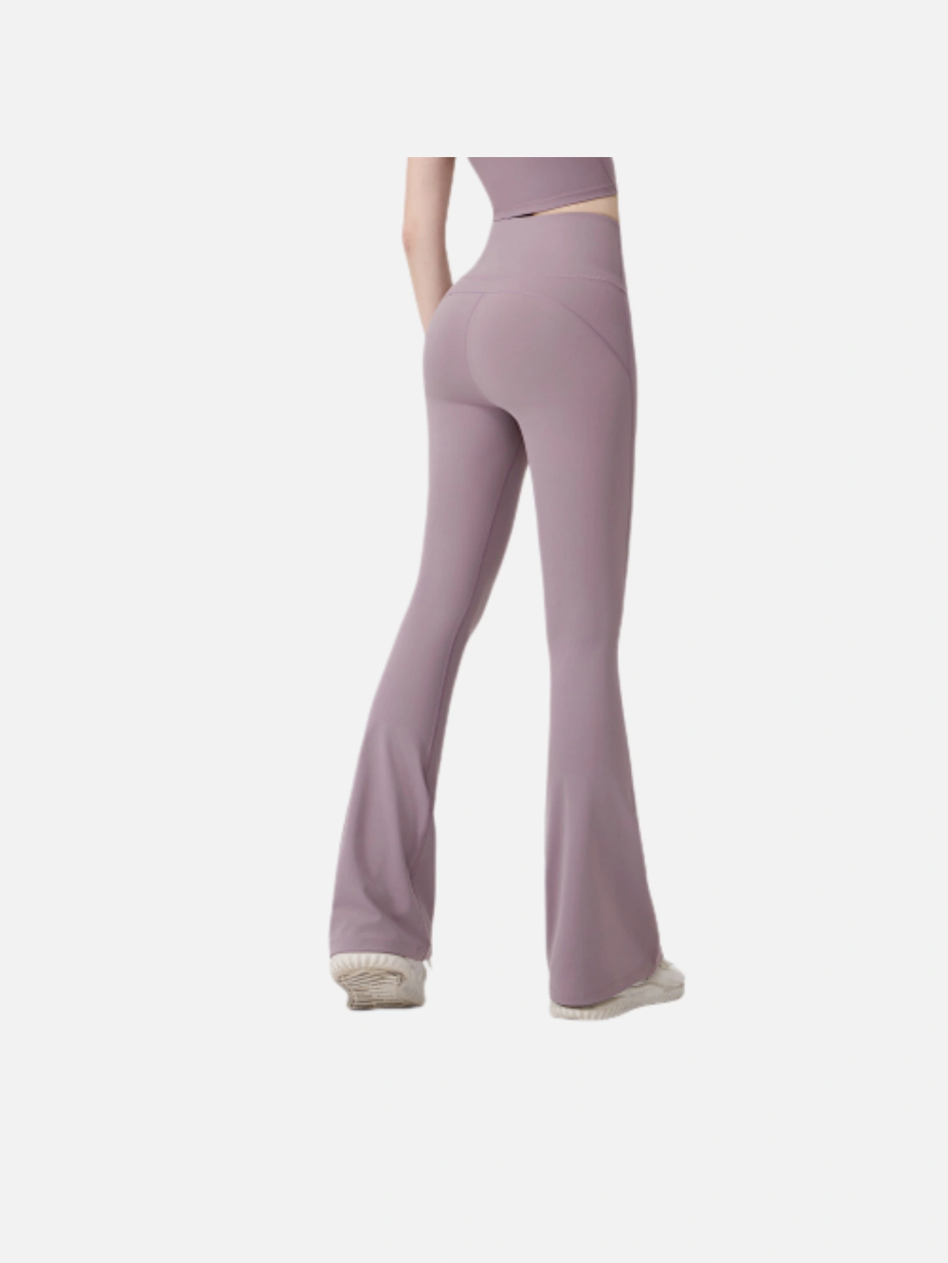 Women's High-Waist Split Flare Yoga Pants - Lulualo