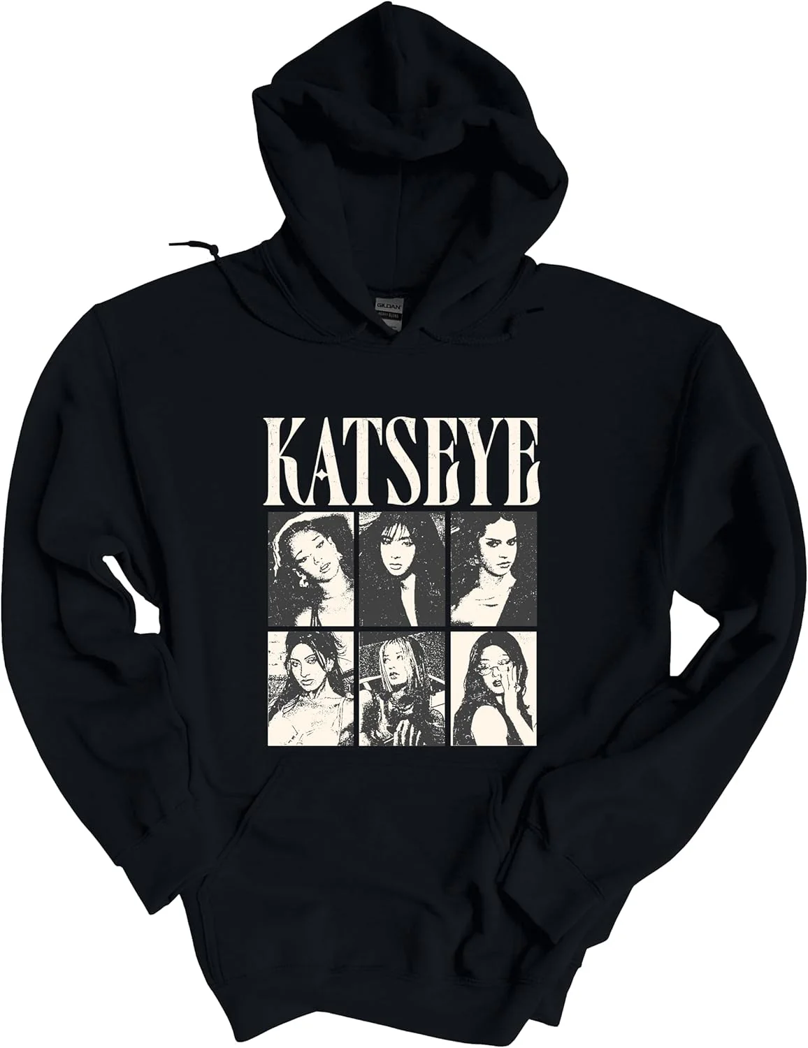 Retro Pop Graphic Fan Pullover - KATSEYE MERCH​