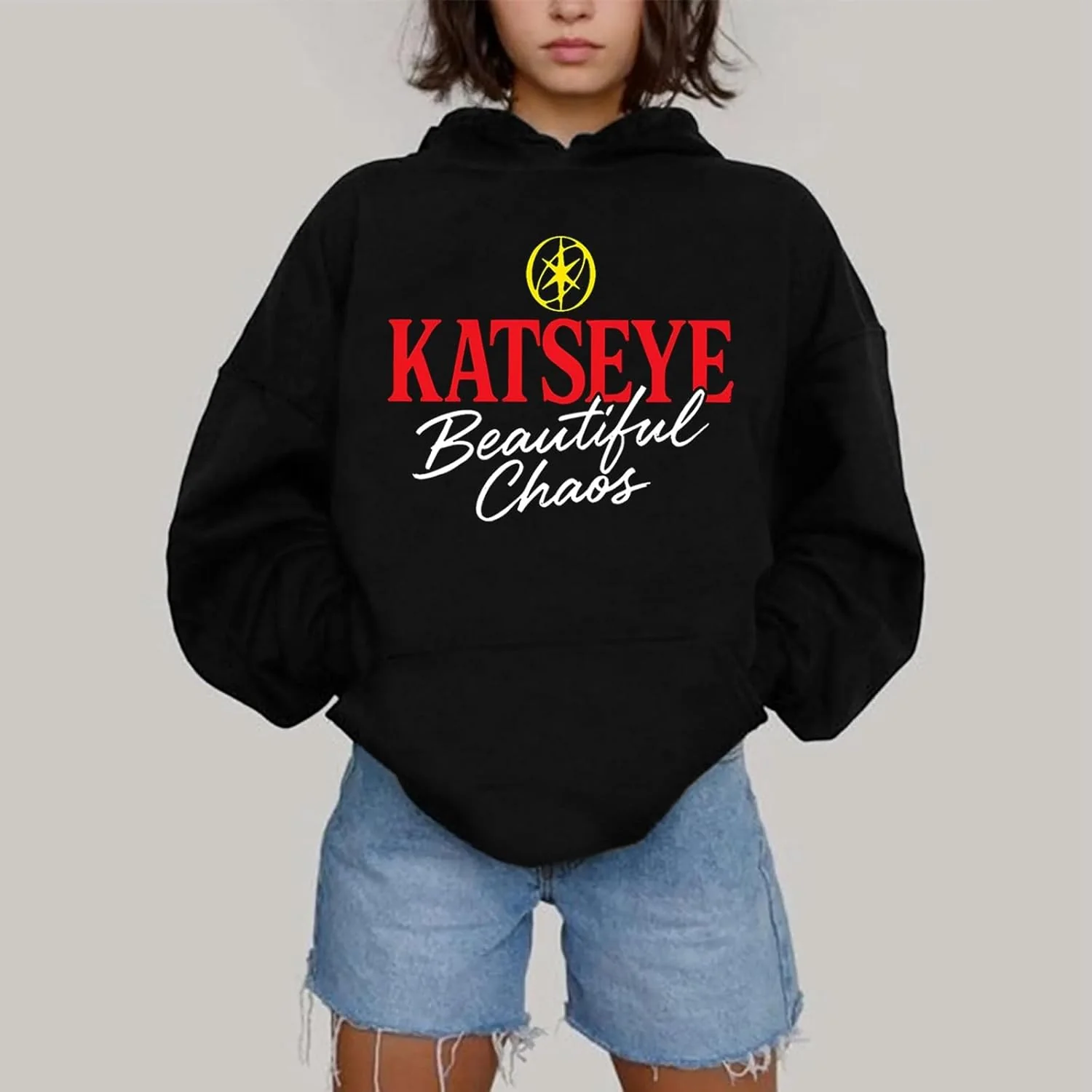 Korean Style Graphic Pullover - KATSEYE MERCH​