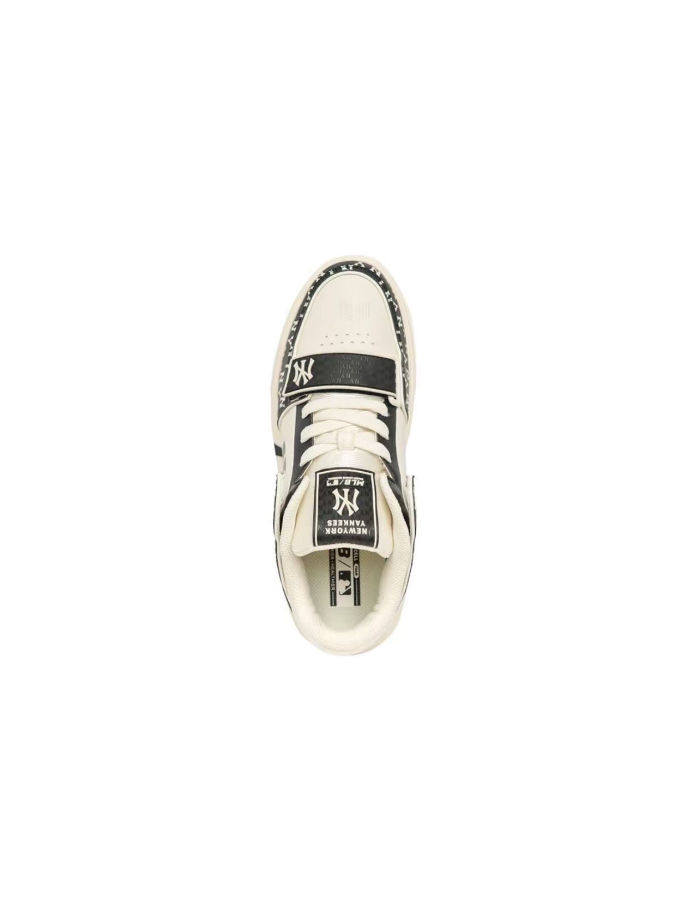 Chunky Liner Mid Sneakers New York Yankees Monogram Casual Shoes Unisex Thick-Sole Platform Trainers Multi-Colors Available Retro Streetwear Style for Men Women - Lulualo