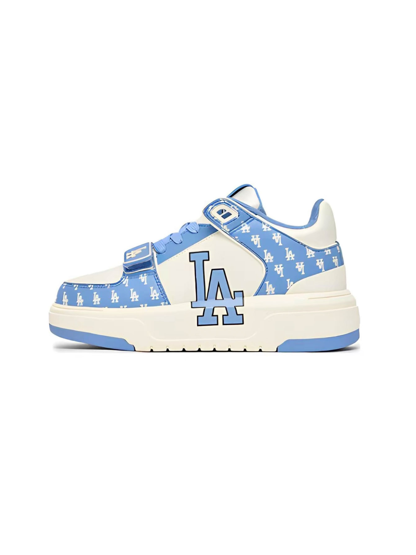 Chunky Liner Mid Sneakers New York Yankees Monogram Casual Shoes Unisex Thick-Sole Platform Trainers Multi-Colors Available Retro Streetwear Style for Men Women - Lulualo