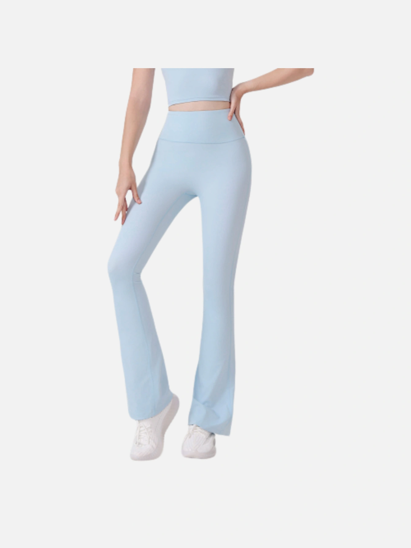 Women's High-Waist Split Flare Yoga Pants - Lulualo