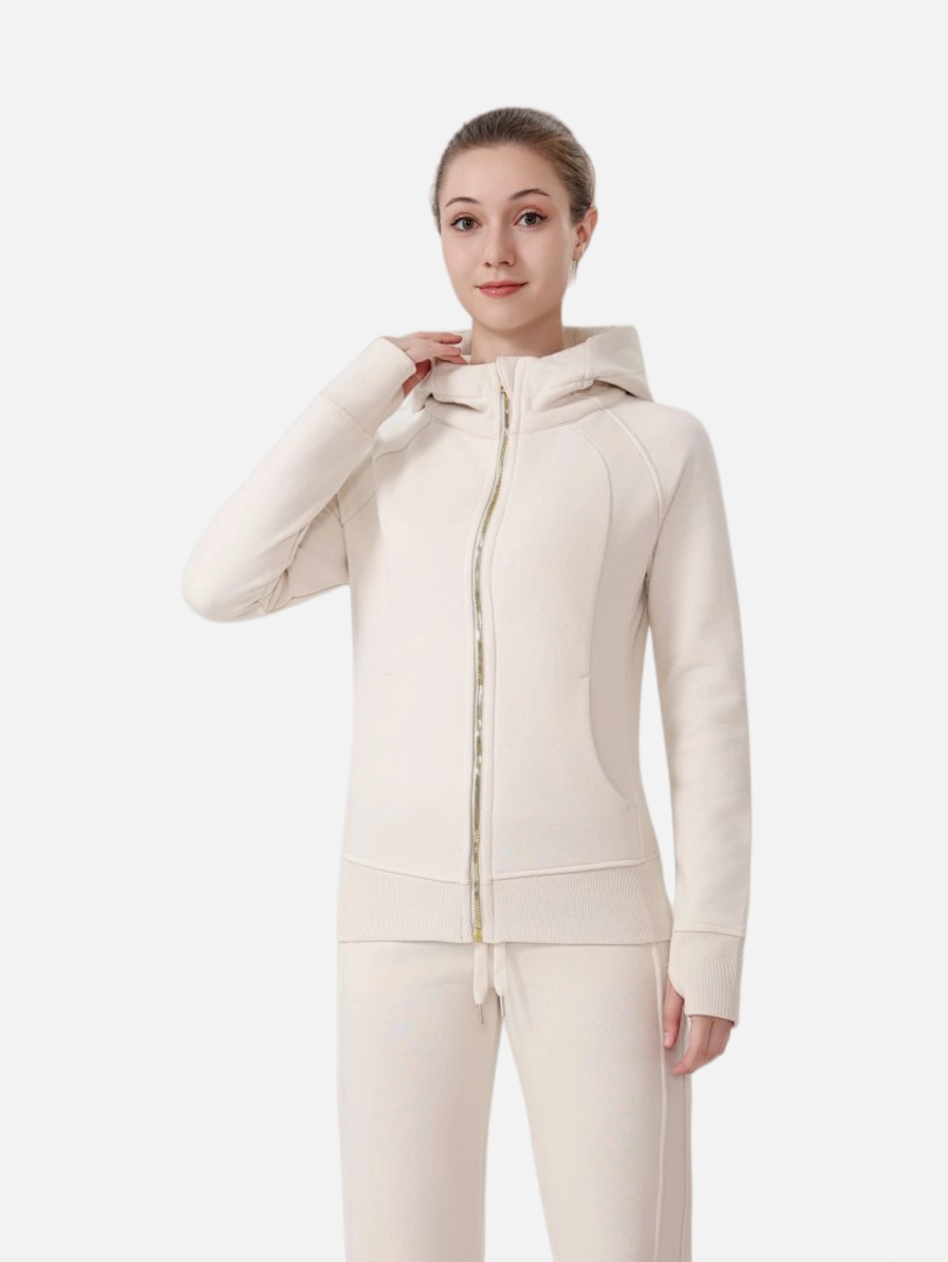 lululemon Cropped Full-Zip Hoodie - Lulualo