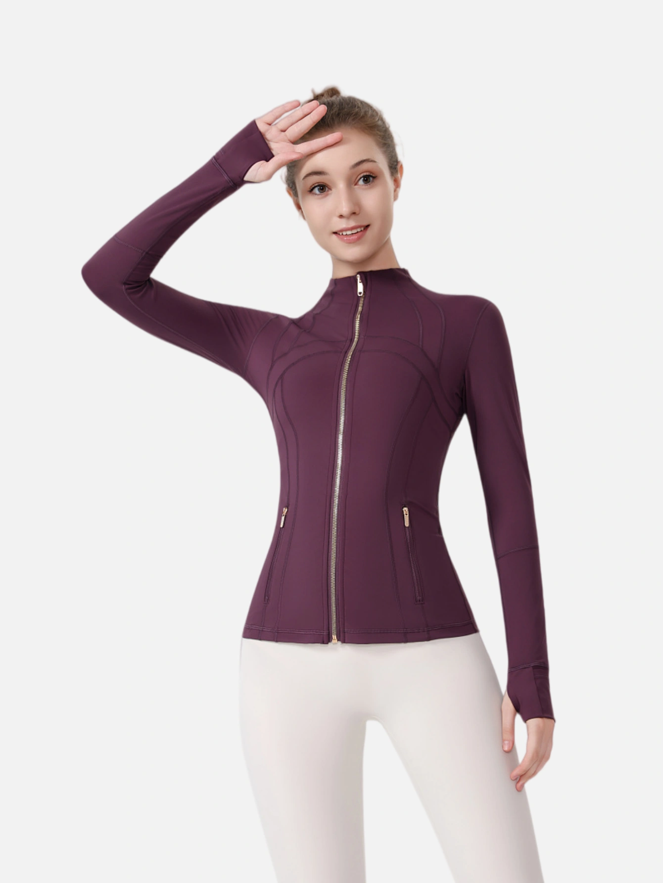 lululemon Slim-Fit Zip-Up Athletic Jacket - Lulualo