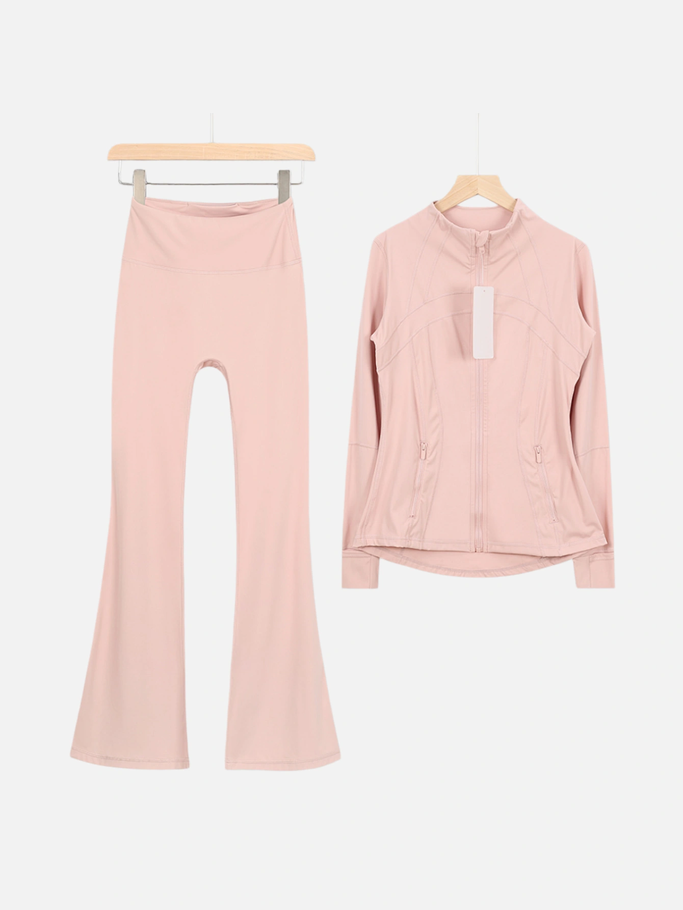 lululemon Zip-Up Jacket & Flared Pants 2-Piece Set - Lulualo