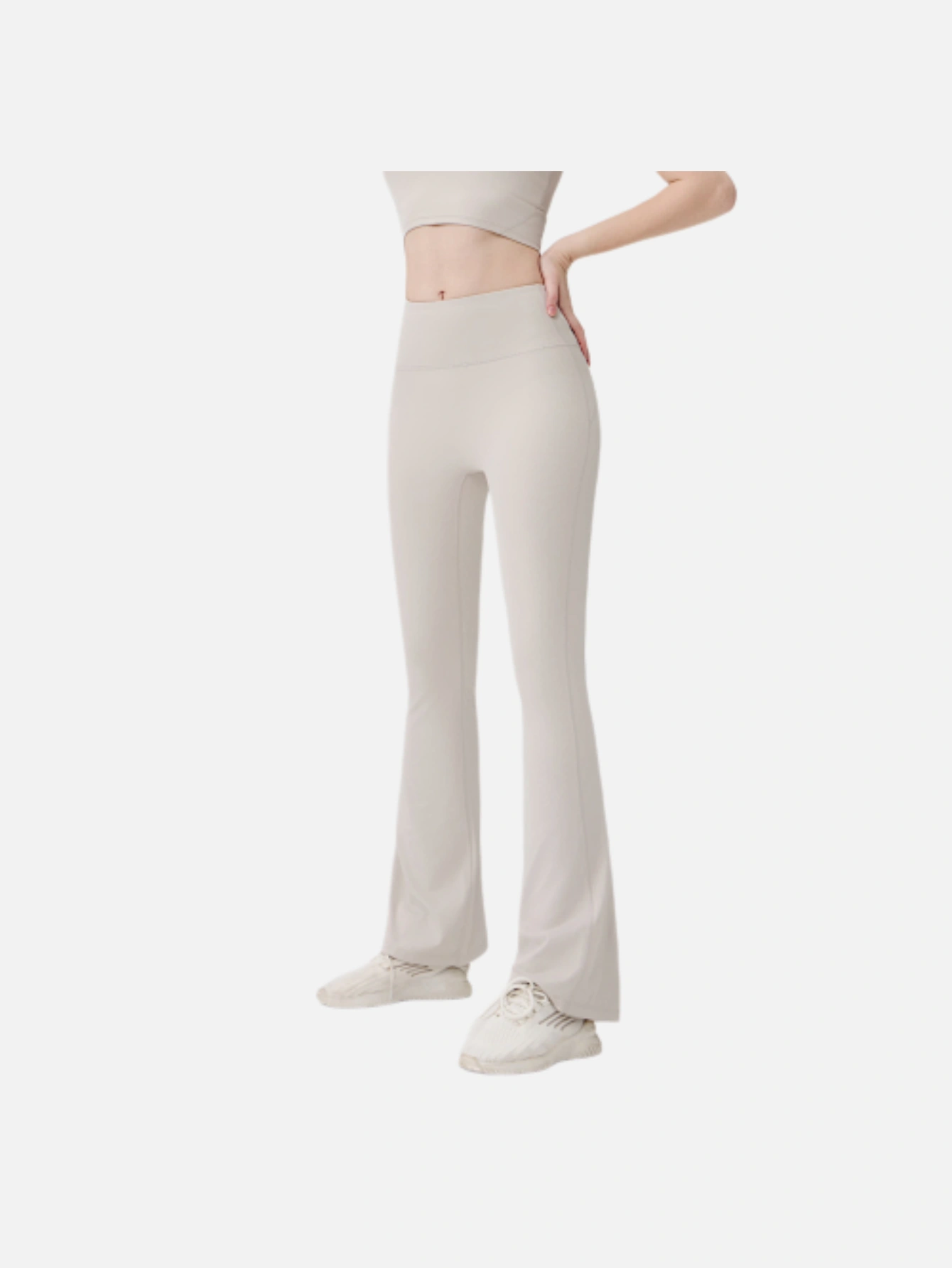 Women's High-Waist Split Flare Yoga Pants - Lulualo