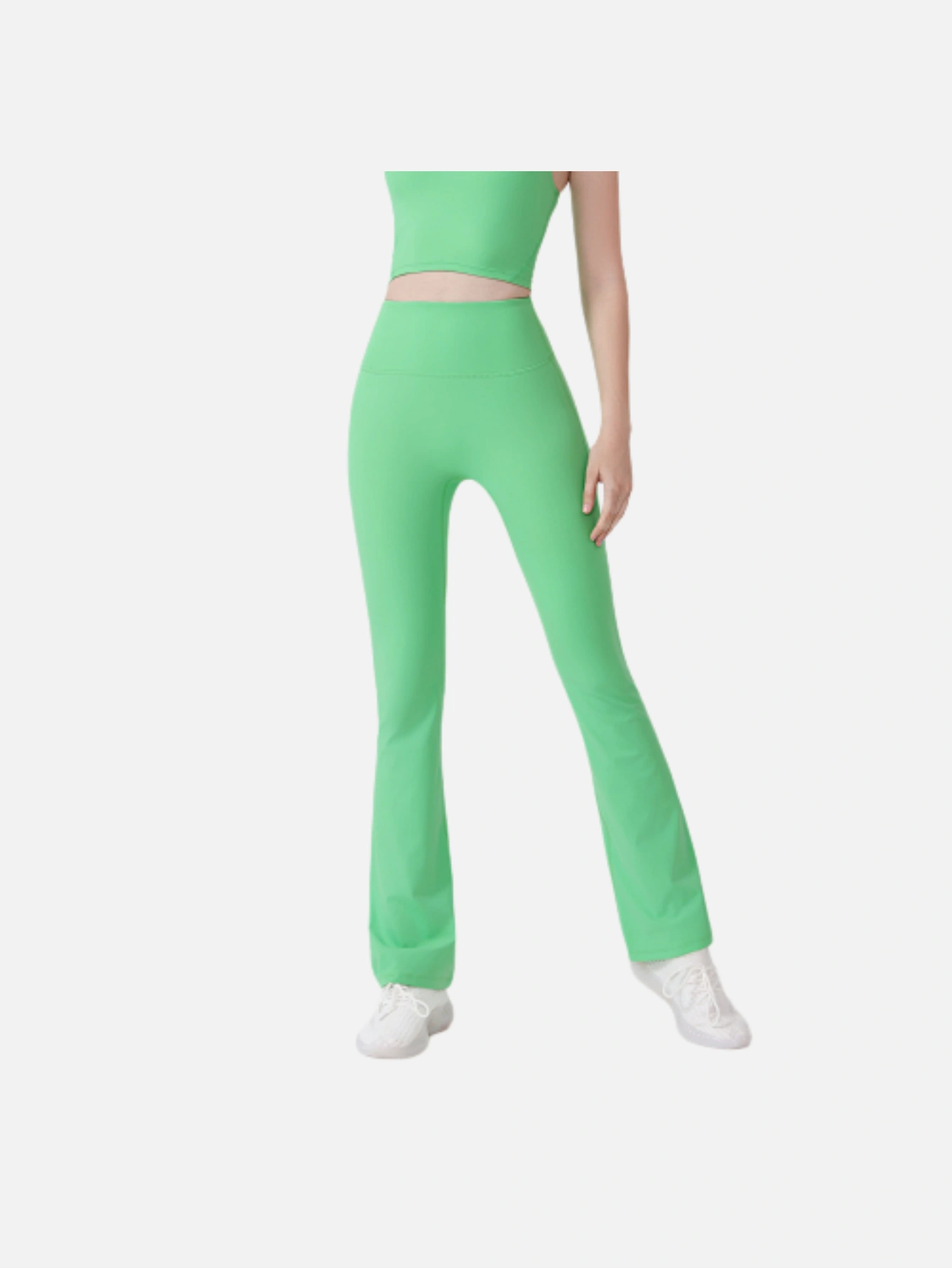 Women's High-Waist Split Flare Yoga Pants - Lulualo