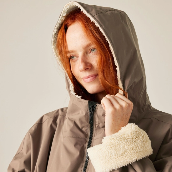 Adult Waterproof Changing Robe | Mocha