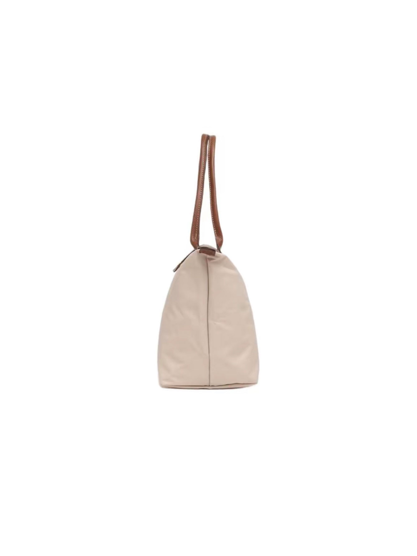 [Fast Ship From US Warehouse]Classic Leather Trim Nylon Tote Handbag - Lulualo