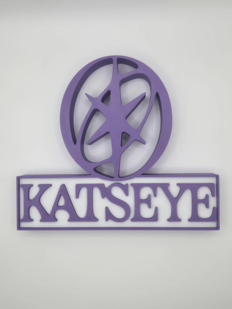 Katseye Wall Sign Bold 3D Printed Decor For Modern Homes - KATSEYE MERCH​