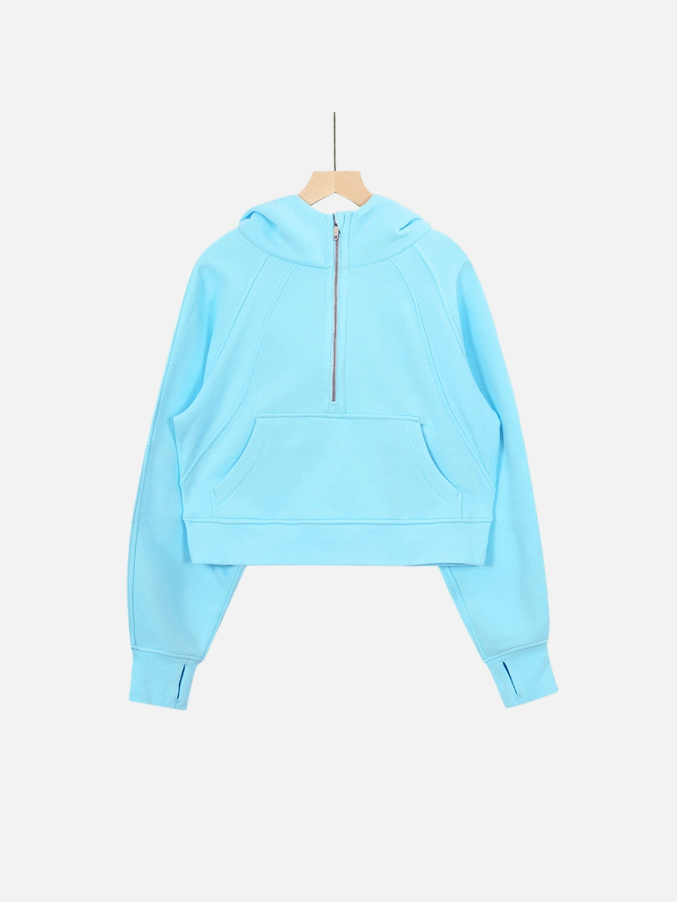 lululemon Cropped Half-Zip Hoodie - Lulualo