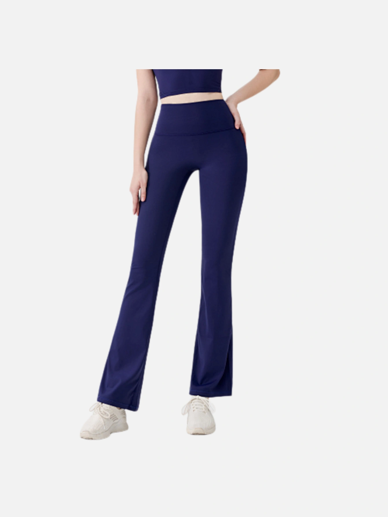 Women's High-Waist Split Flare Yoga Pants - Lulualo