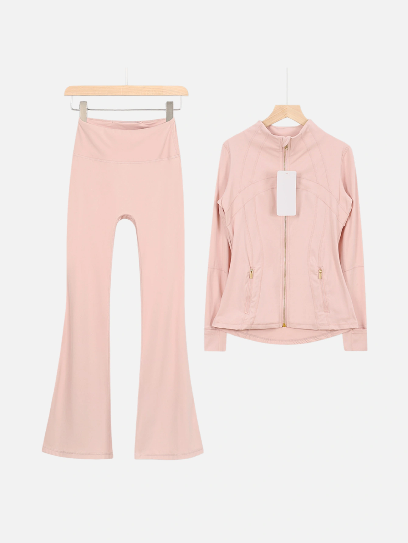 lululemon Zip-Up Jacket & Flared Leggings 2-Piece Set - Lulualo