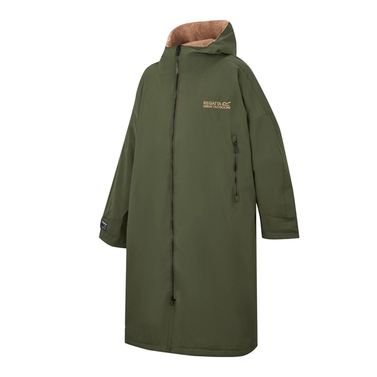 Adult Waterproof Changing Robe | Dark Khaki