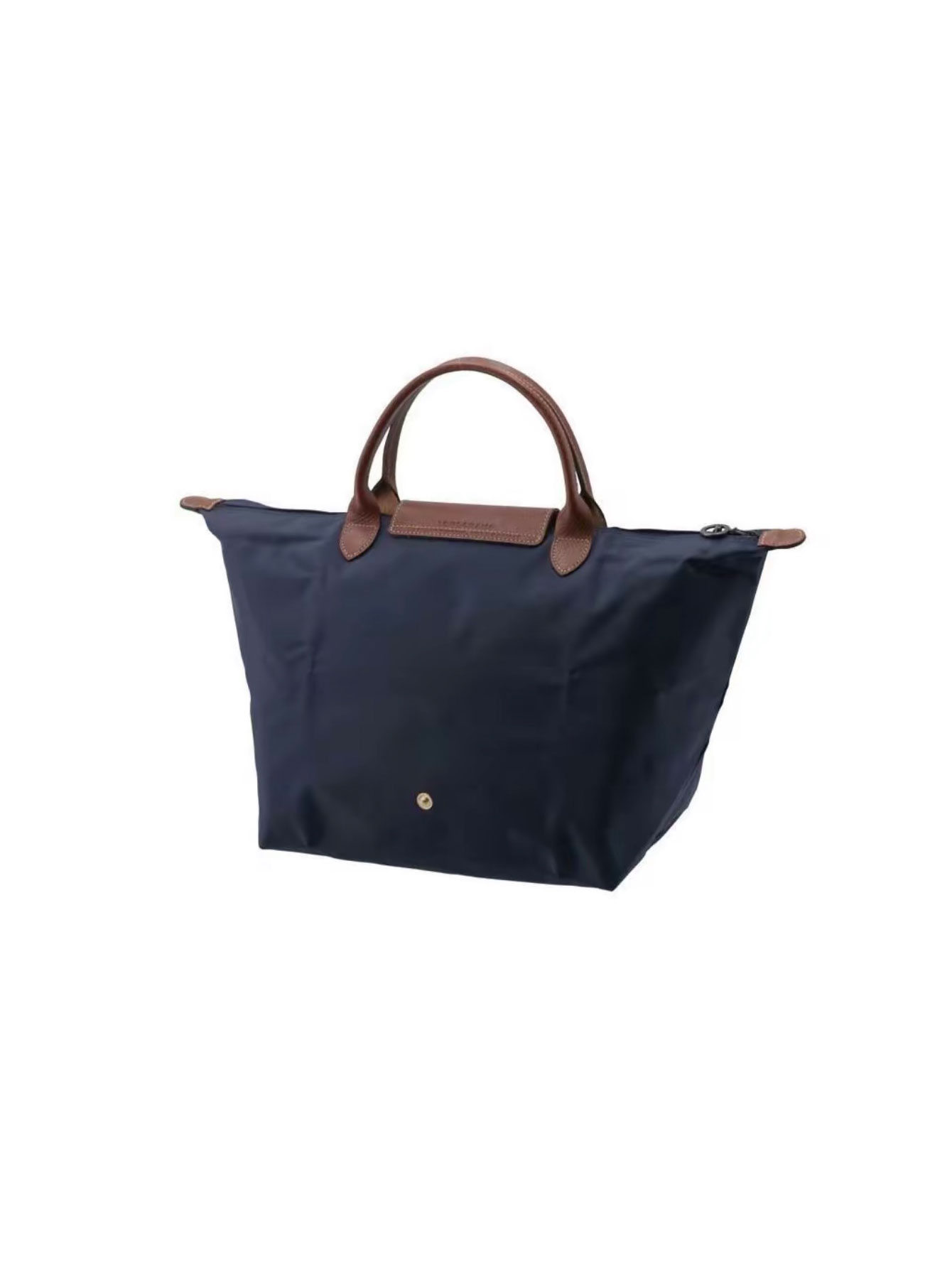[Fast Ship From US Warehouse]Classic Leather Trim Nylon Tote Handbag - Lulualo