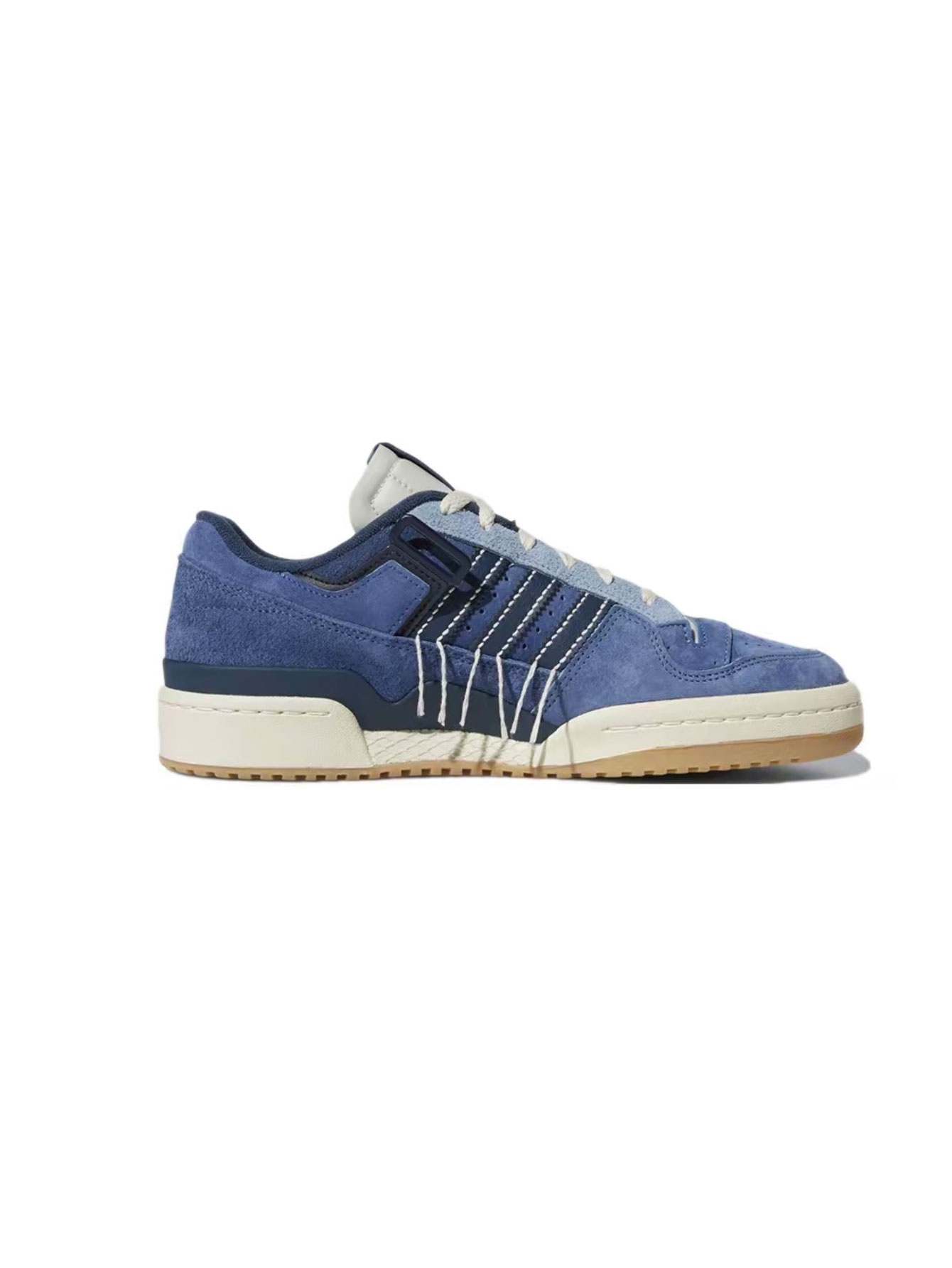 Forum Retro Leather & Suede Low-Top Sneakers - Lulualo