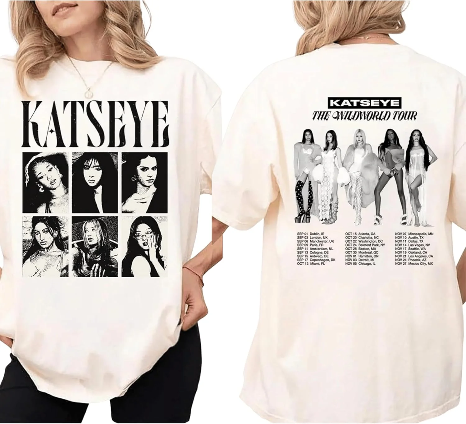 Wildworld Tour Concert Shirt - KATSEYE MERCH​