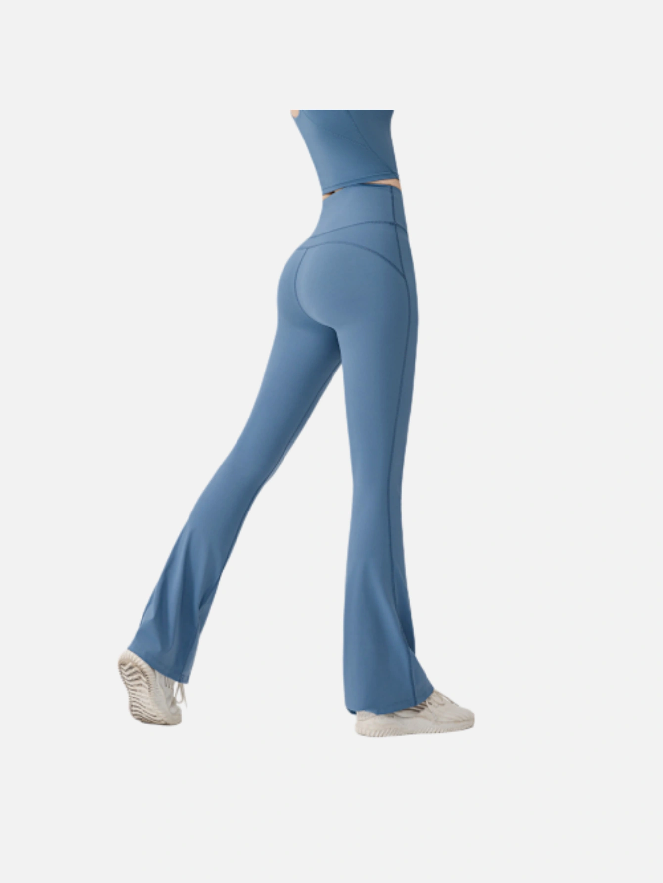 Women's High-Waist Split Flare Yoga Pants - Lulualo