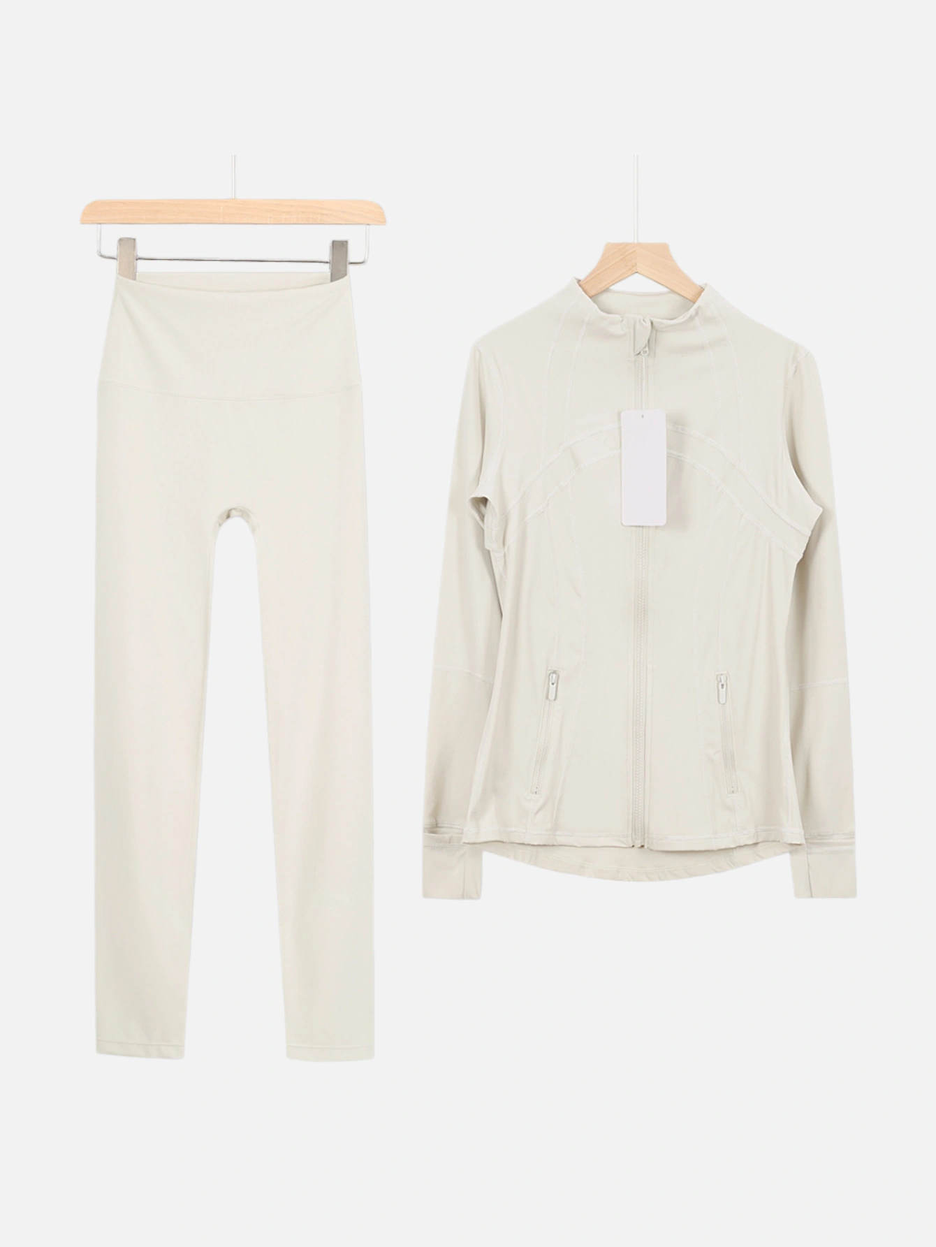 lululemon Zip-Up Jacket & High-Waist Slim Pants 2-Piece Set - Lulualo