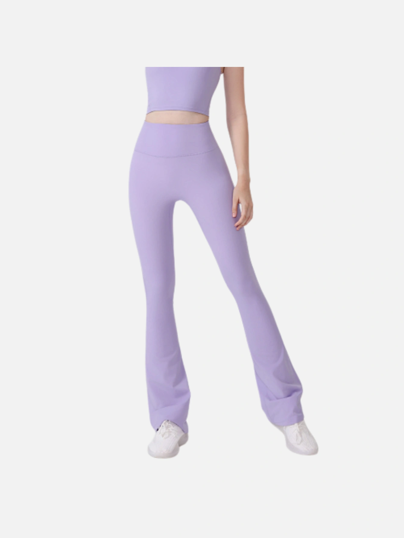 Women's High-Waist Split Flare Yoga Pants - Lulualo