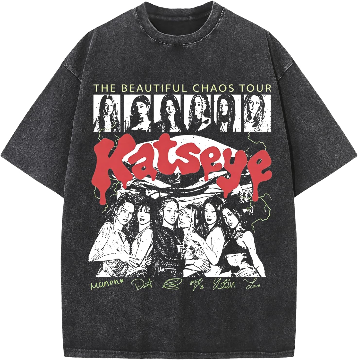 Shirt Tour Graphic Tee For Fans - KATSEYE MERCH​