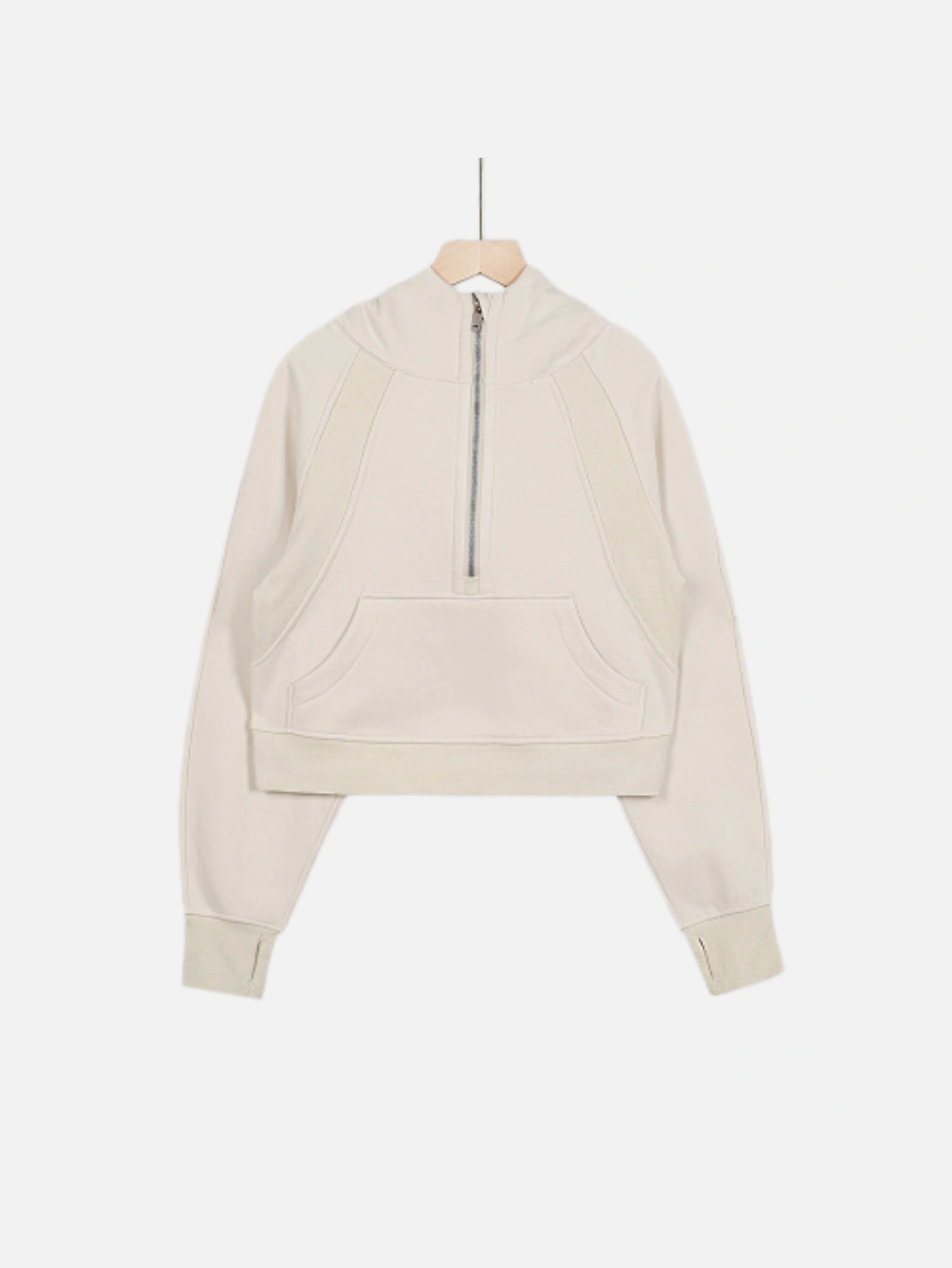 lululemon Cropped Half-Zip Hoodie - Lulualo