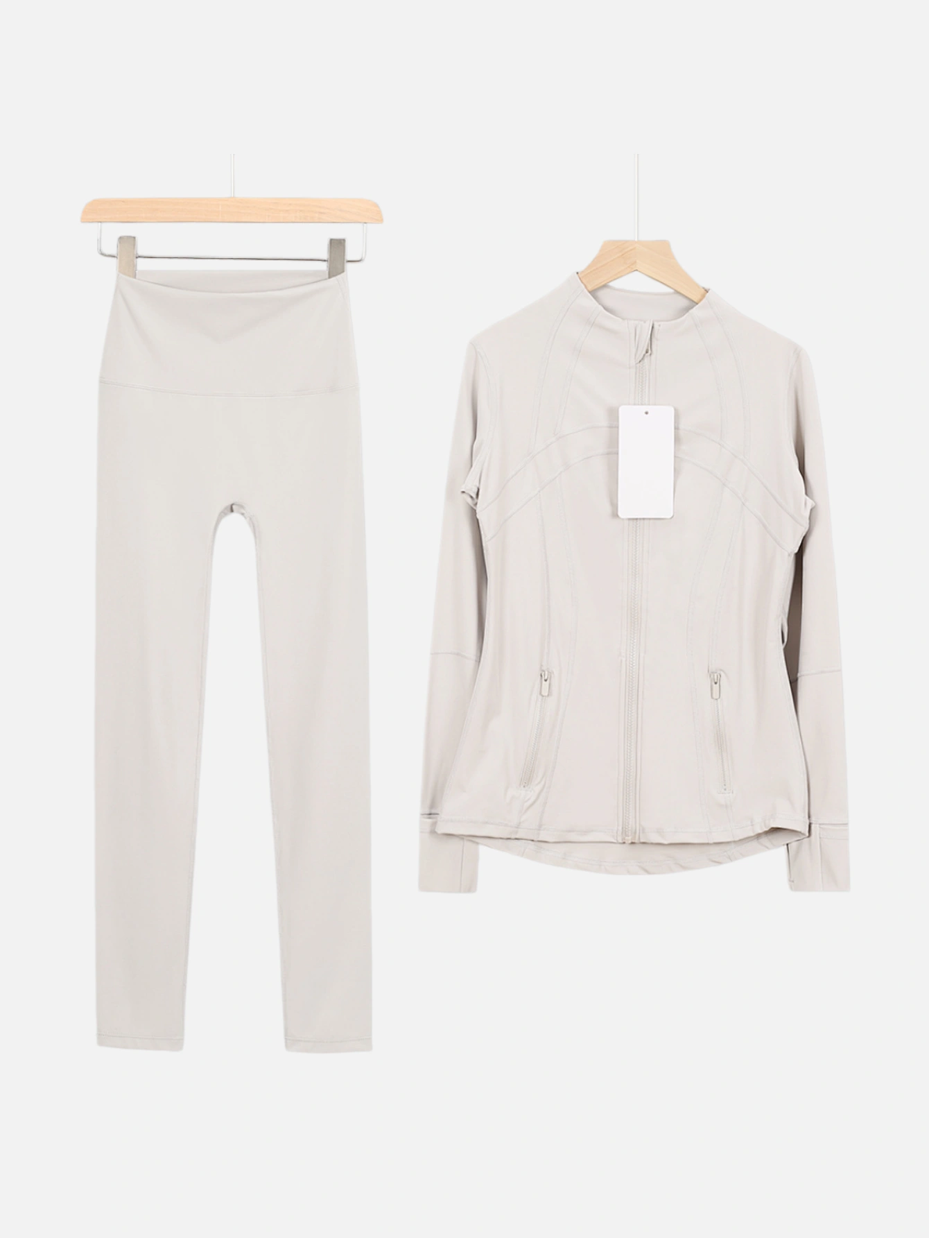 lululemon Zip-Up Jacket & High-Waist Slim Pants 2-Piece Set - Lulualo