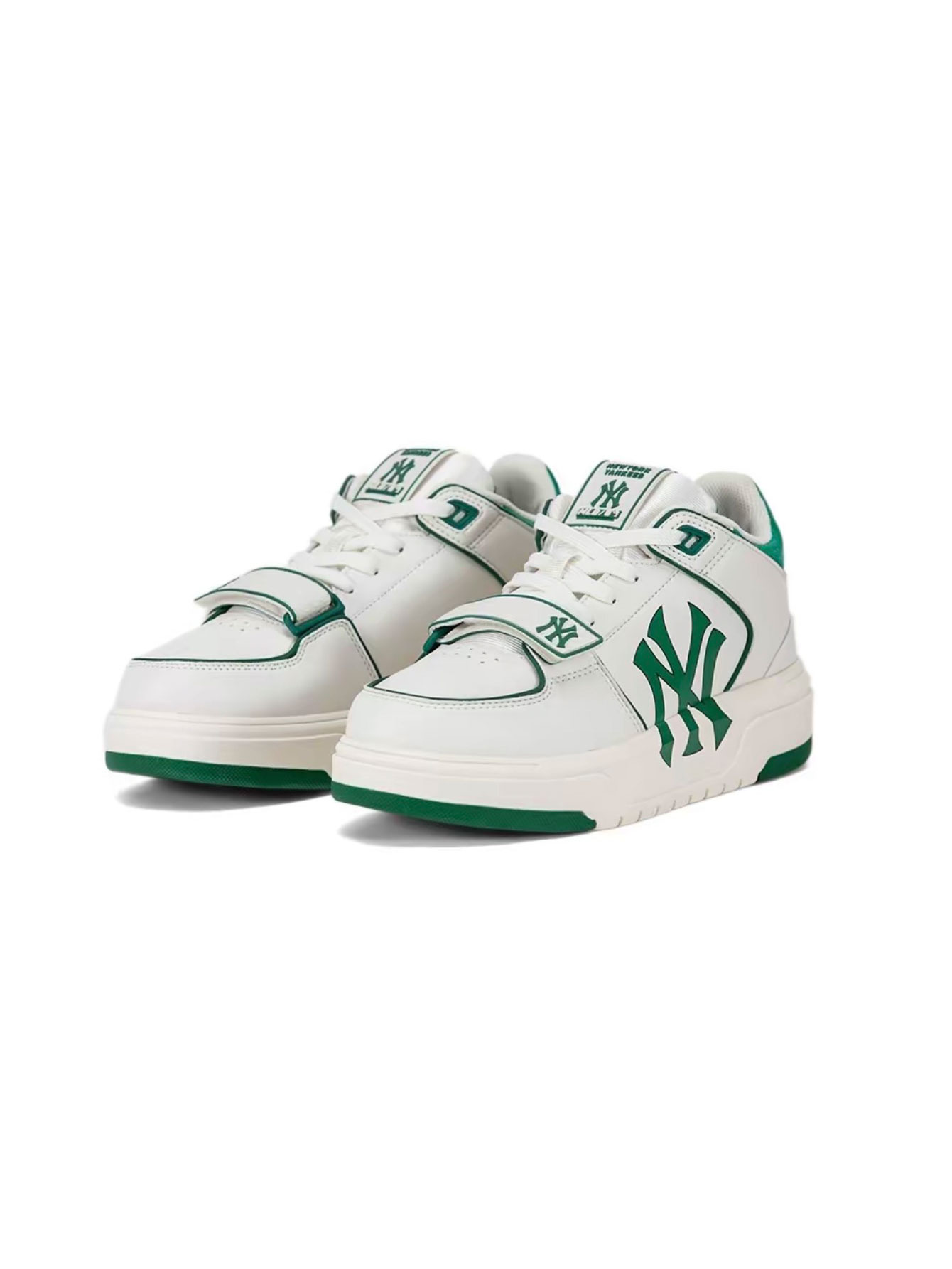 Chunky Liner Mid Sneakers New York Yankees Monogram Casual Shoes Unisex Thick-Sole Platform Trainers Multi-Colors Available Retro Streetwear Style for Men Women - Lulualo