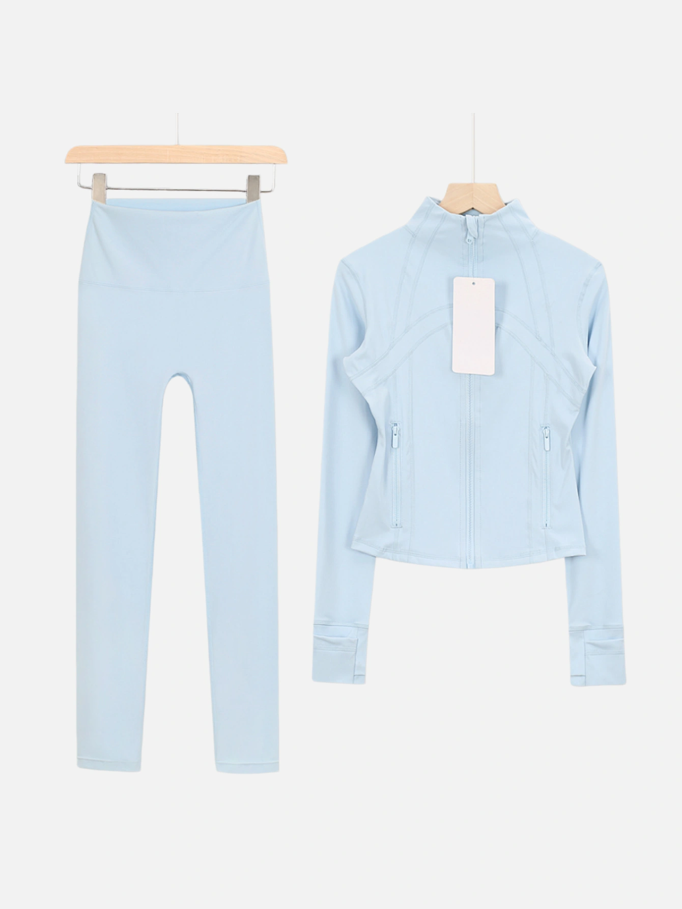 lululemon Cropped Zip-Up Jacket & High-Waist Slim Pants 2-Piece Set - Lulualo