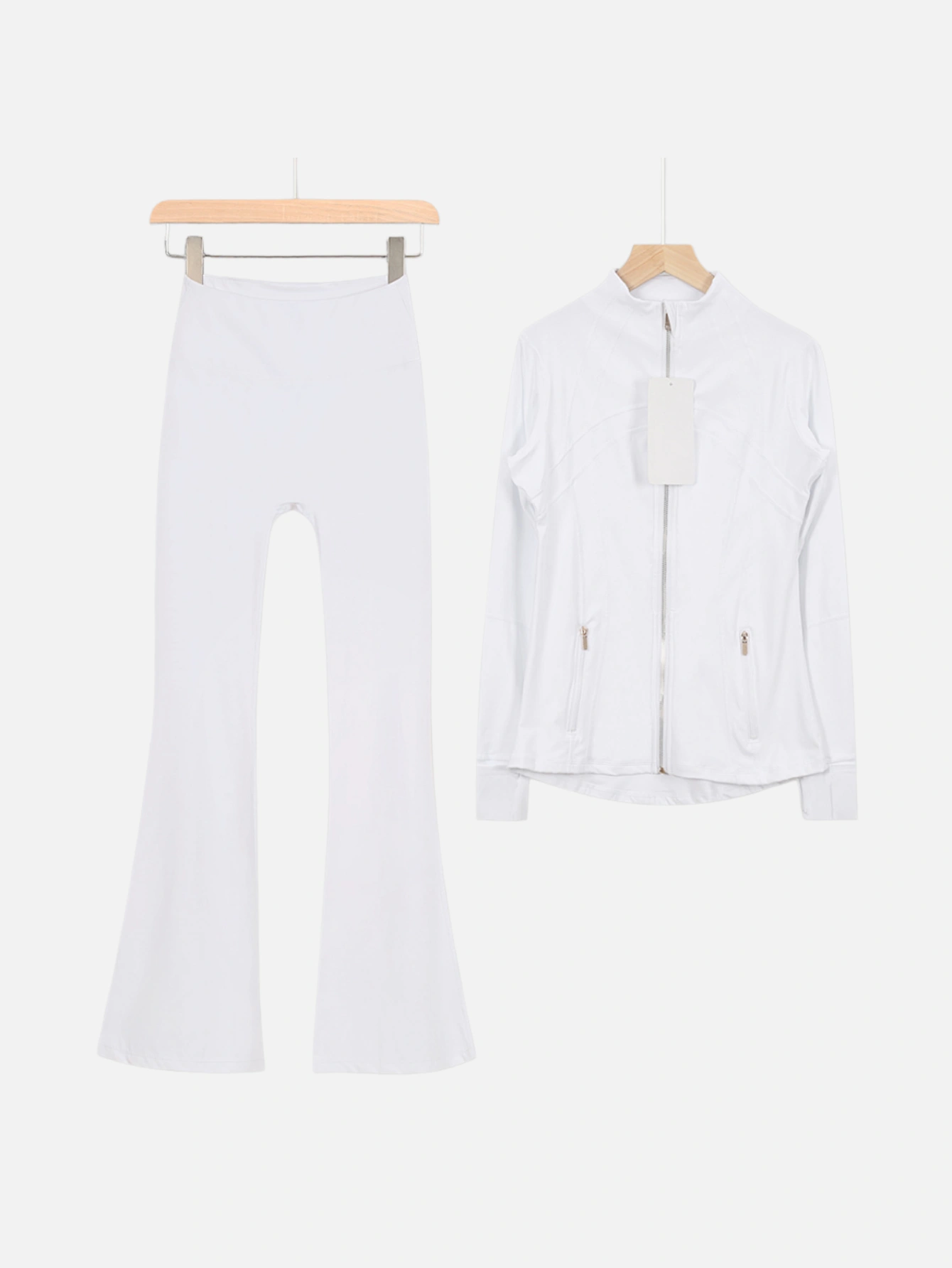 lululemon Zip-Up Jacket & Flared Leggings 2-Piece Set - Lulualo